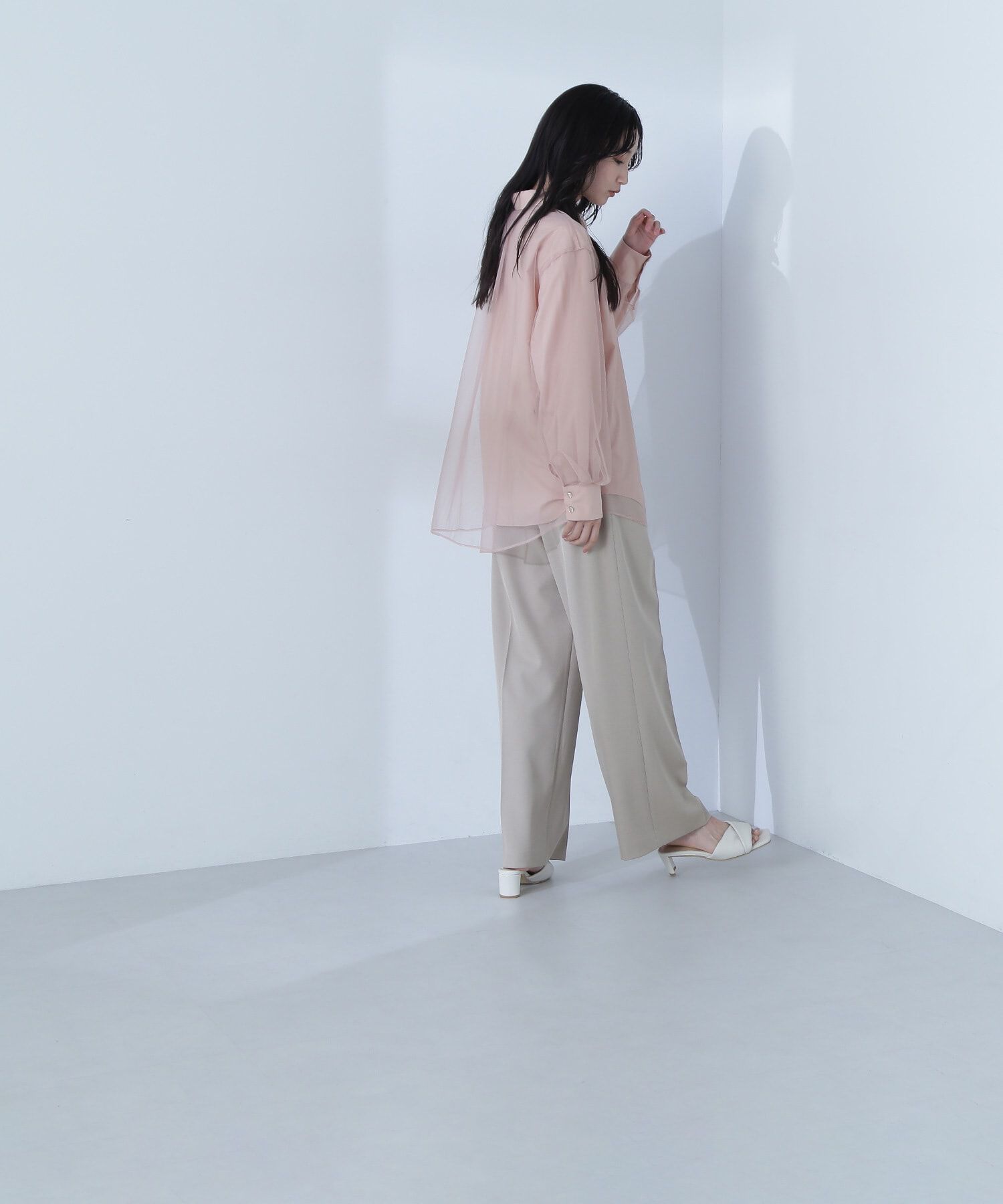  「メタルボタンタックワイドパンツ」|その他|