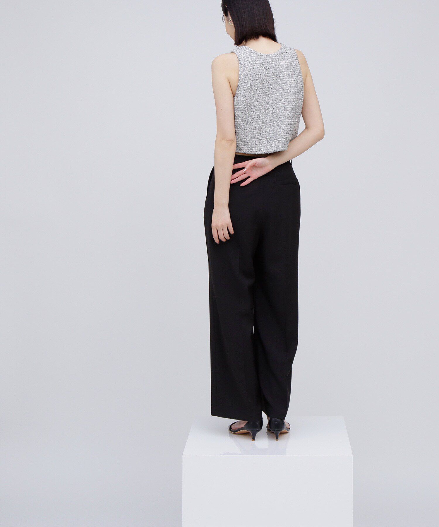  「スプリングツイード SETUP ブラウス」|シャツ・ブラウス|