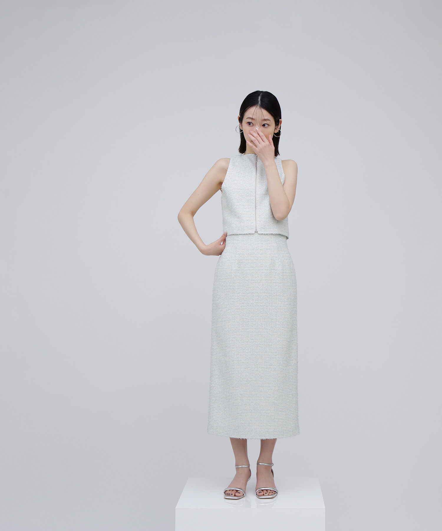  「スプリングツイード SETUP ブラウス」|シャツ・ブラウス|