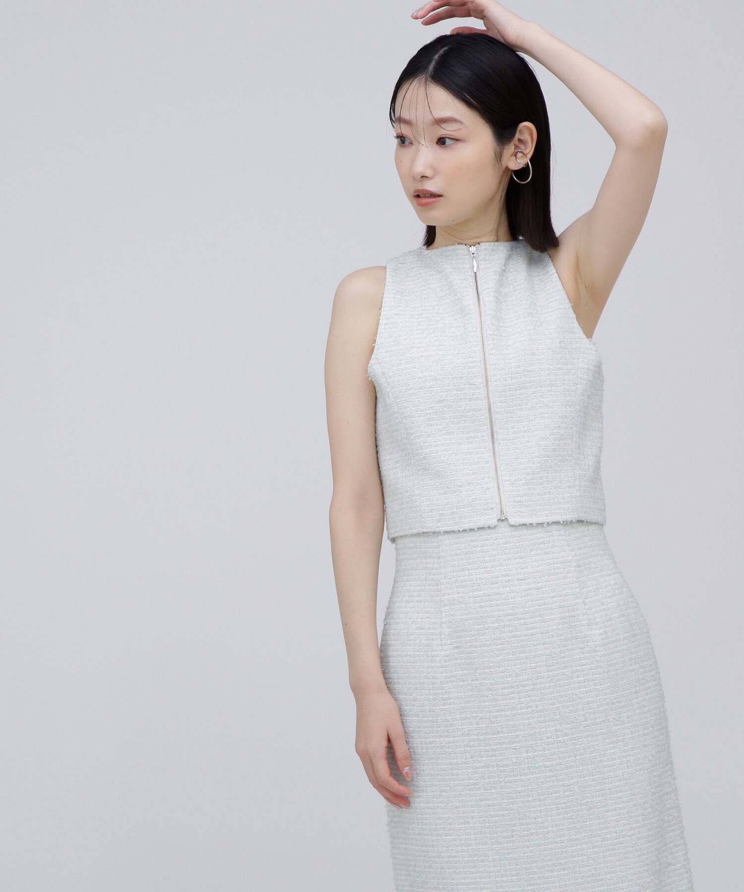  「スプリングツイード SETUP ブラウス」|シャツ・ブラウス|