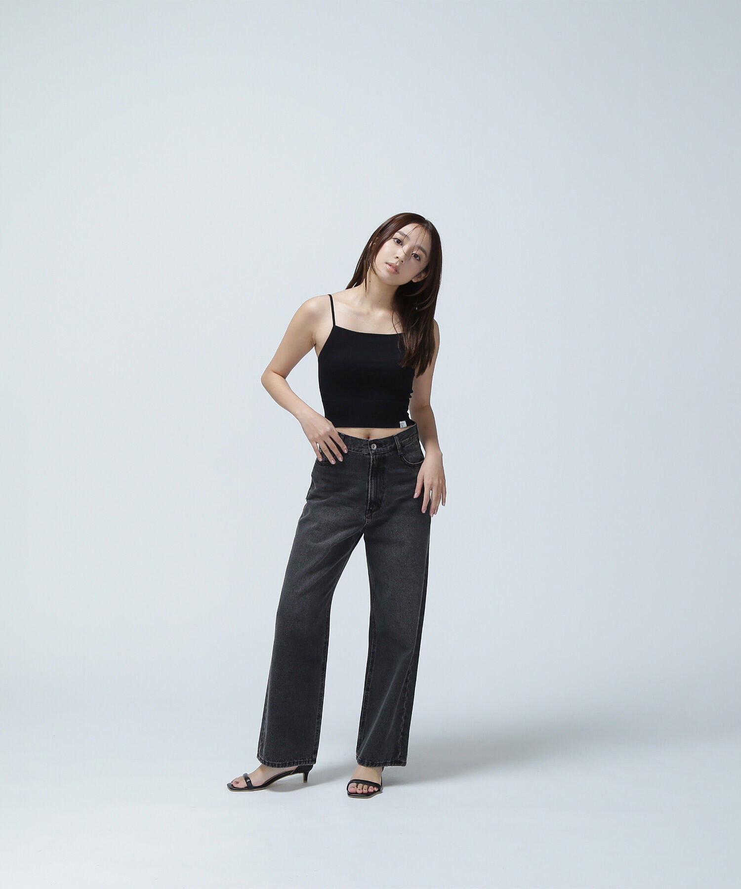  「カップインクロップドキャミソール」|Tシャツ・カットソー|