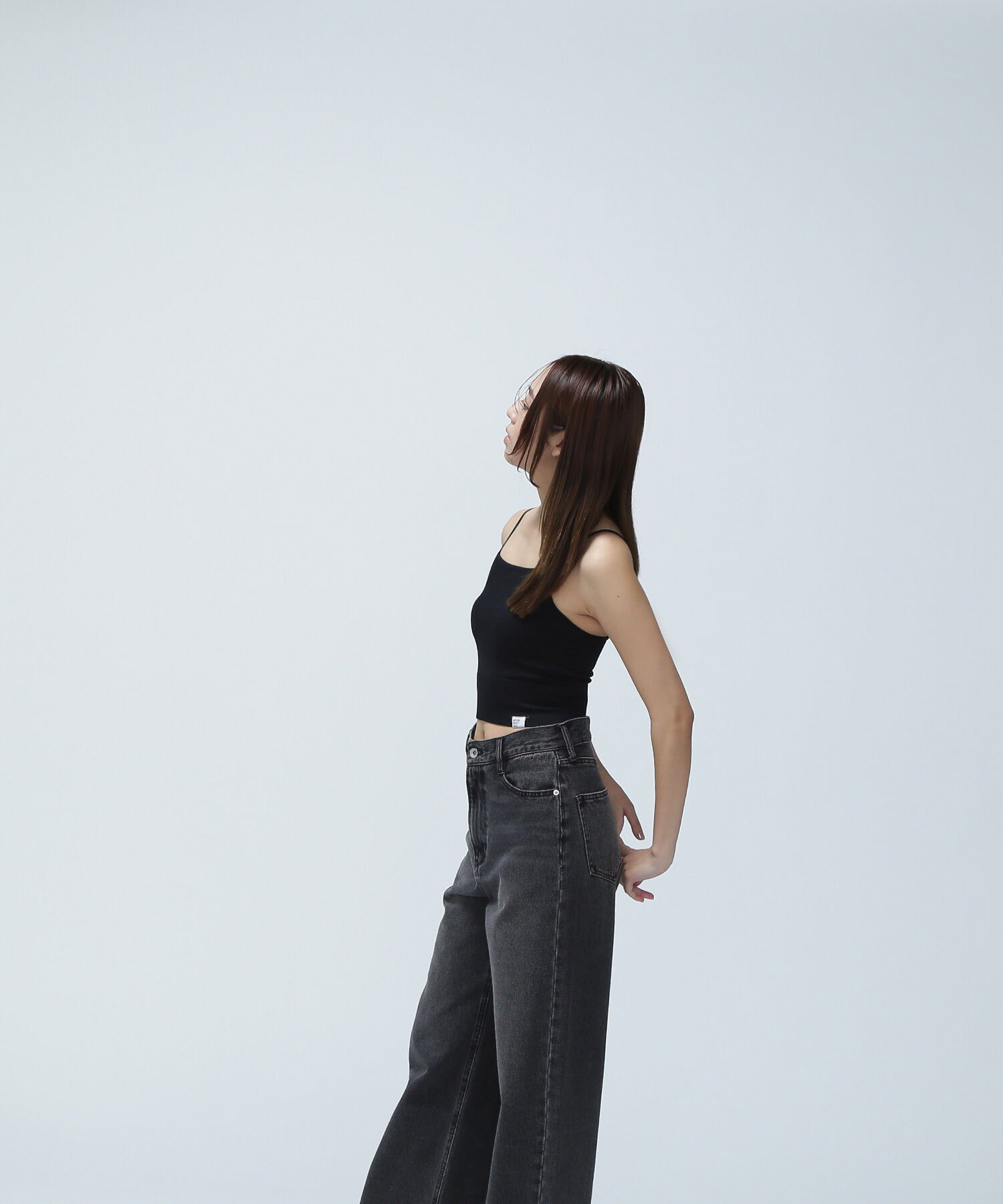  「カップインクロップドキャミソール」|Tシャツ・カットソー|