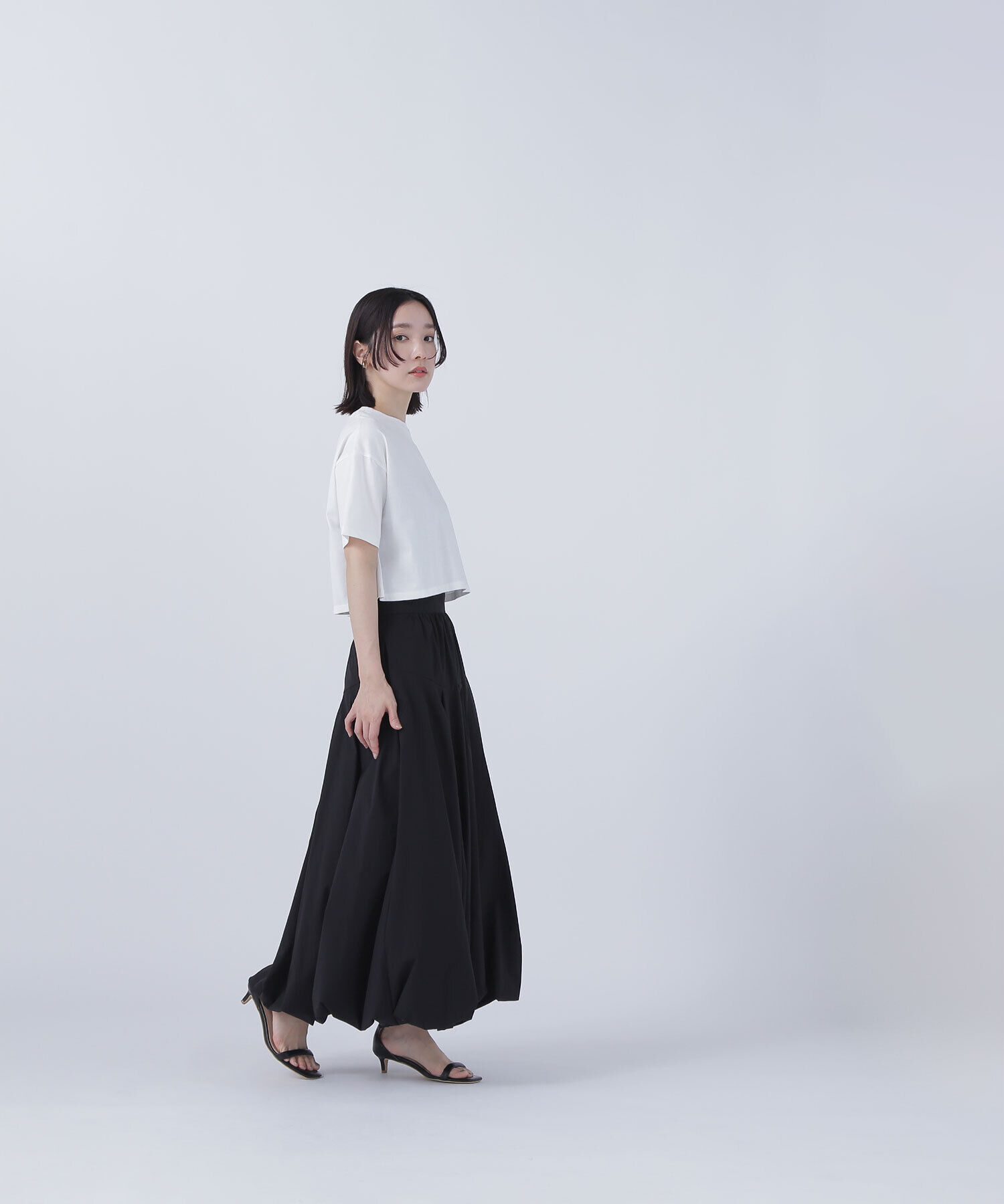  「メタルポイントクロップドTシャツ」|Tシャツ・カットソー|