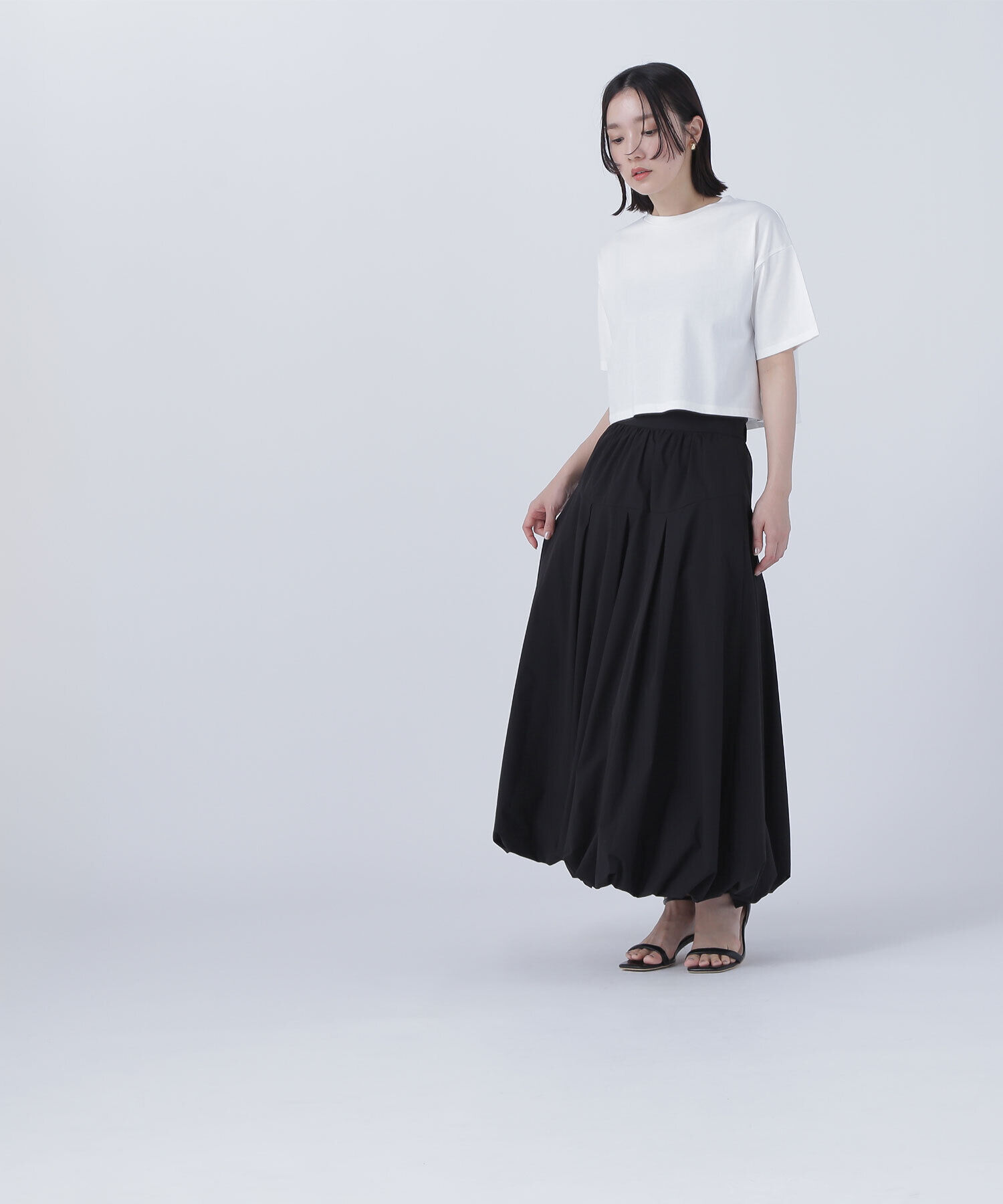  「メタルポイントクロップドTシャツ」|Tシャツ・カットソー|