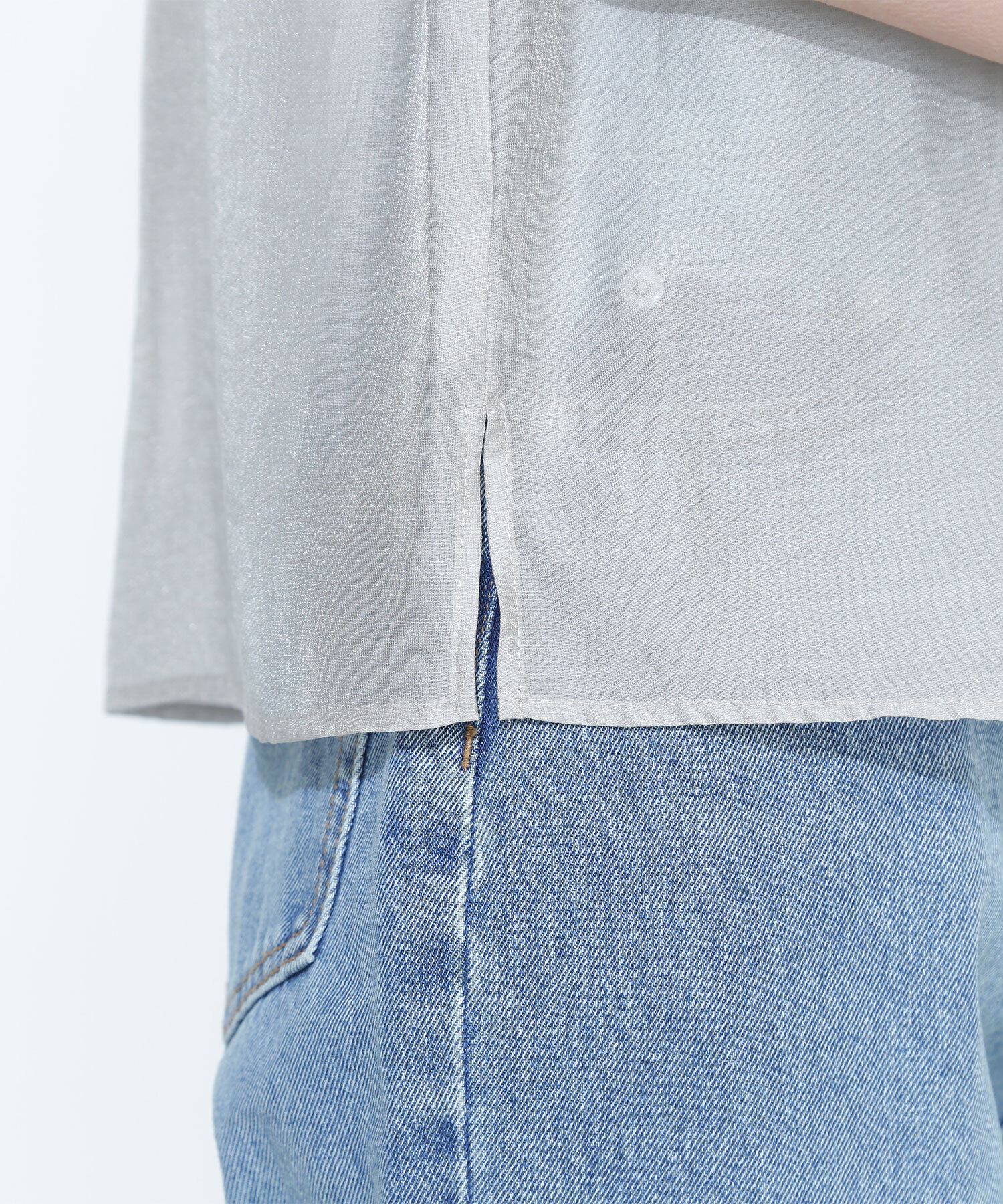  「ブライトシアーリボンボウブラウス」|シャツ・ブラウス|