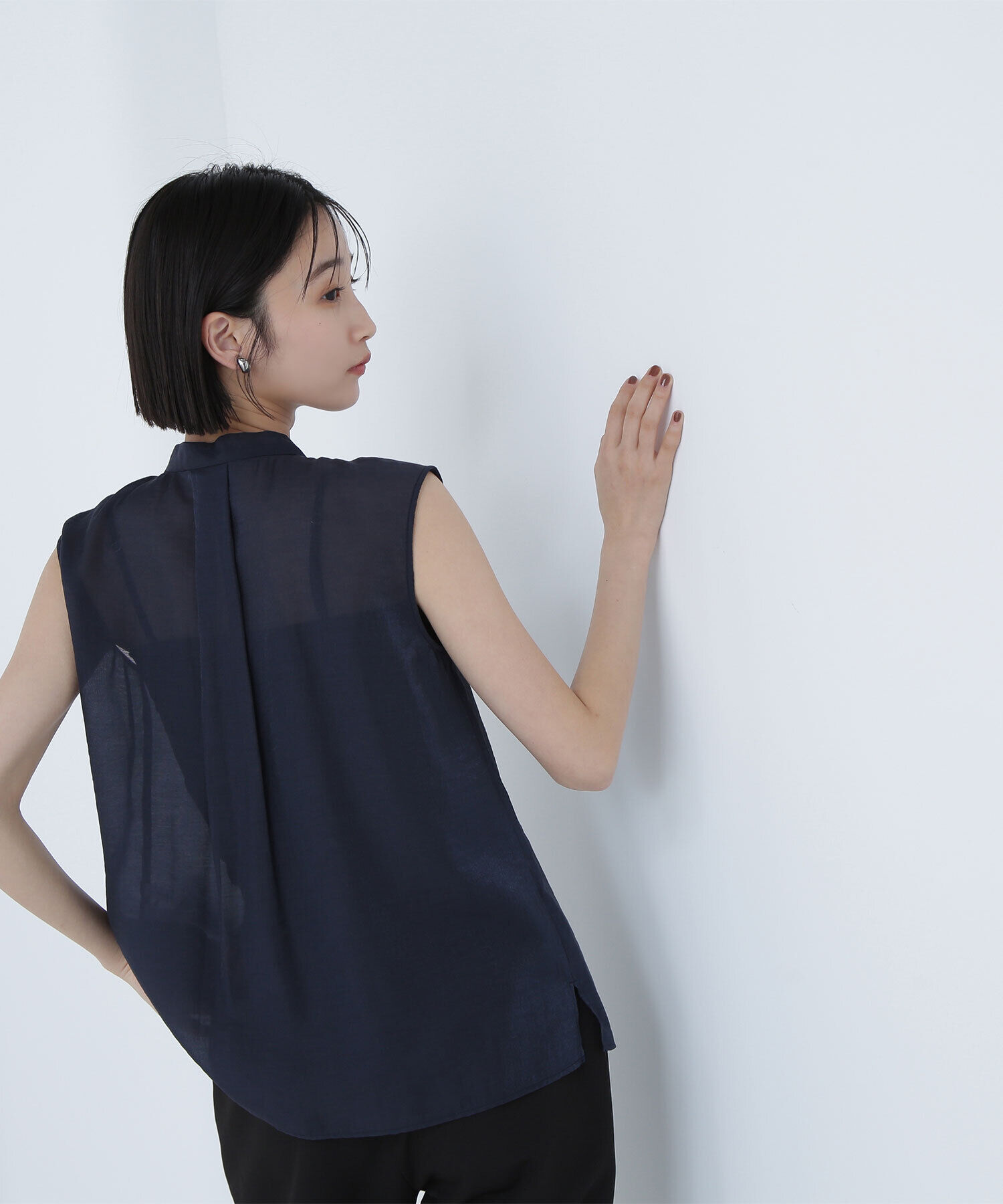  「ブライトシアーリボンボウブラウス」|シャツ・ブラウス|