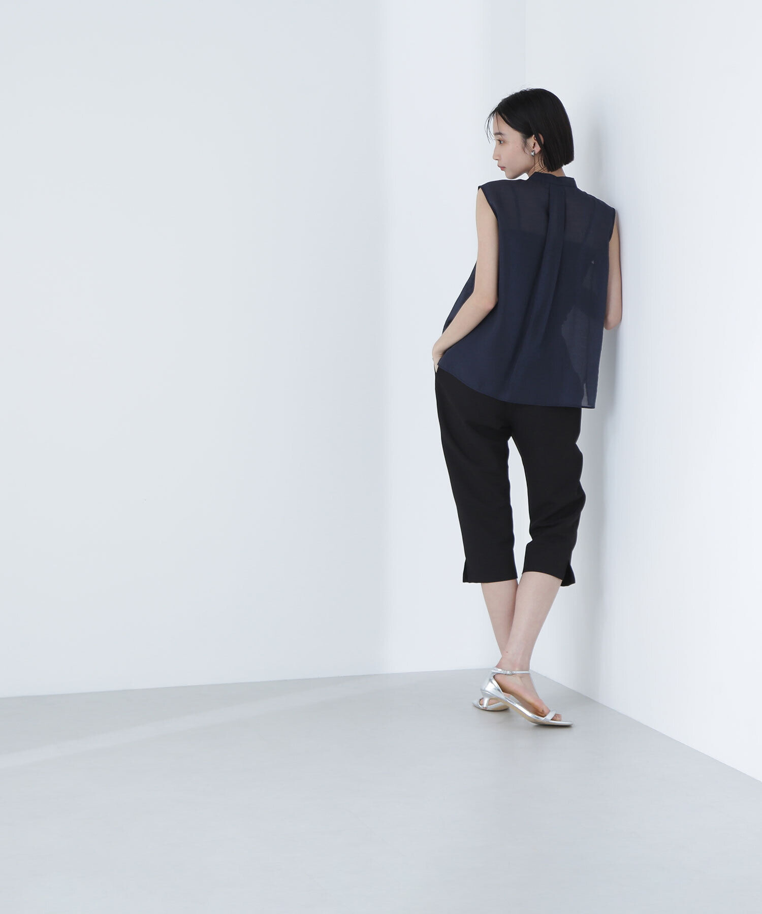  「ブライトシアーリボンボウブラウス」|シャツ・ブラウス|