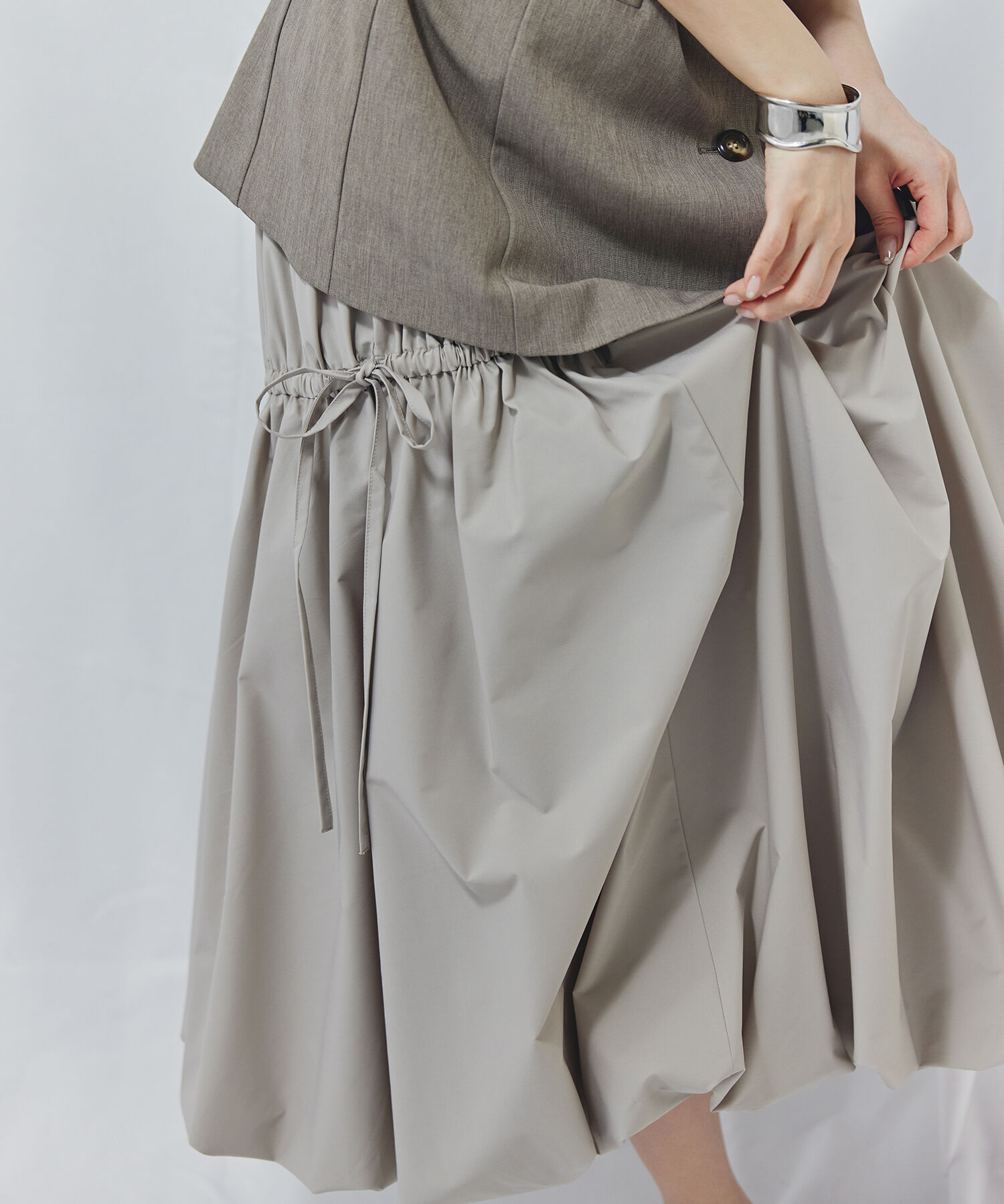  「タフタギャザーバルーンスカート」|スカート|