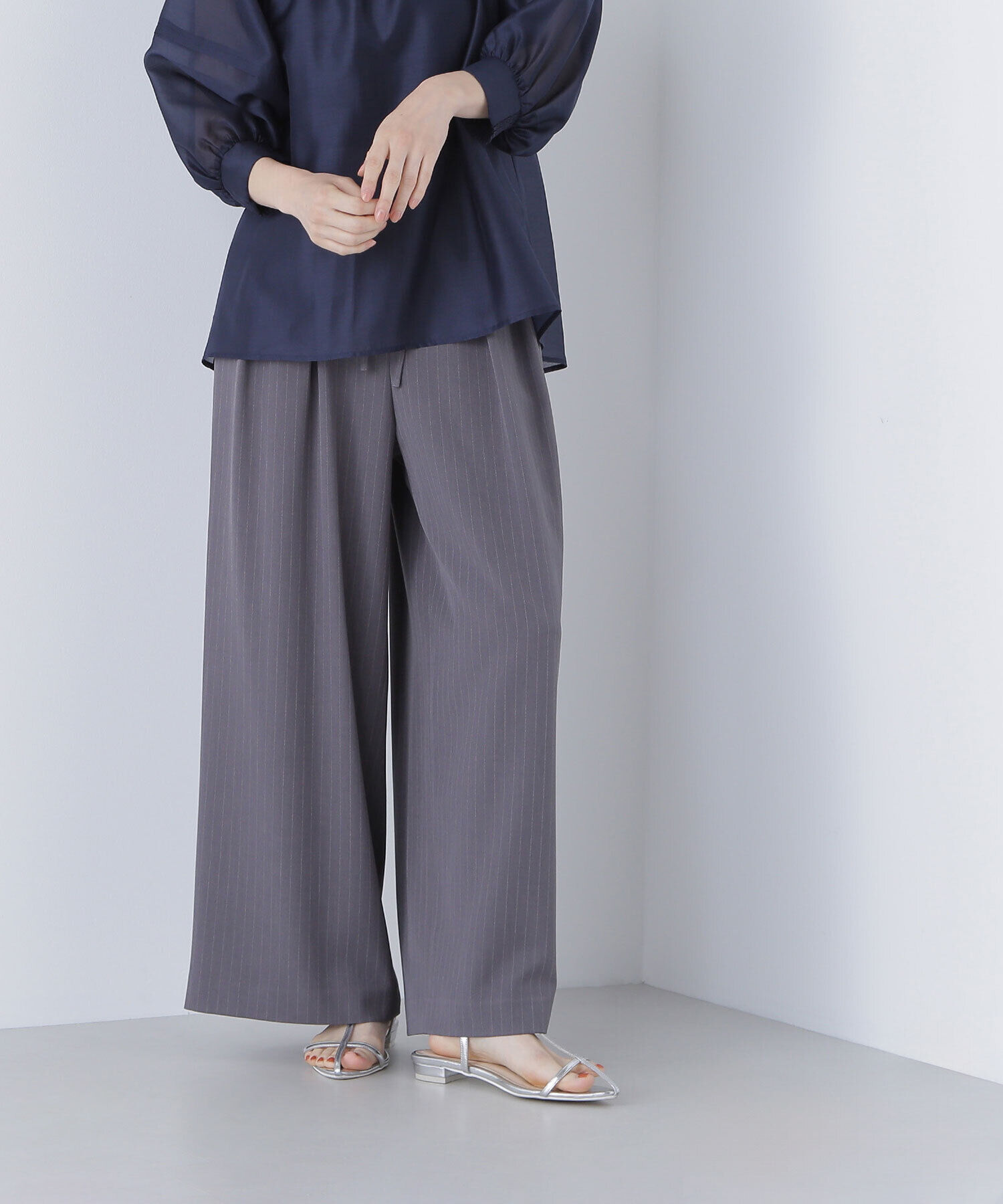  「ナローリボンリラクシーパンツ」|その他|