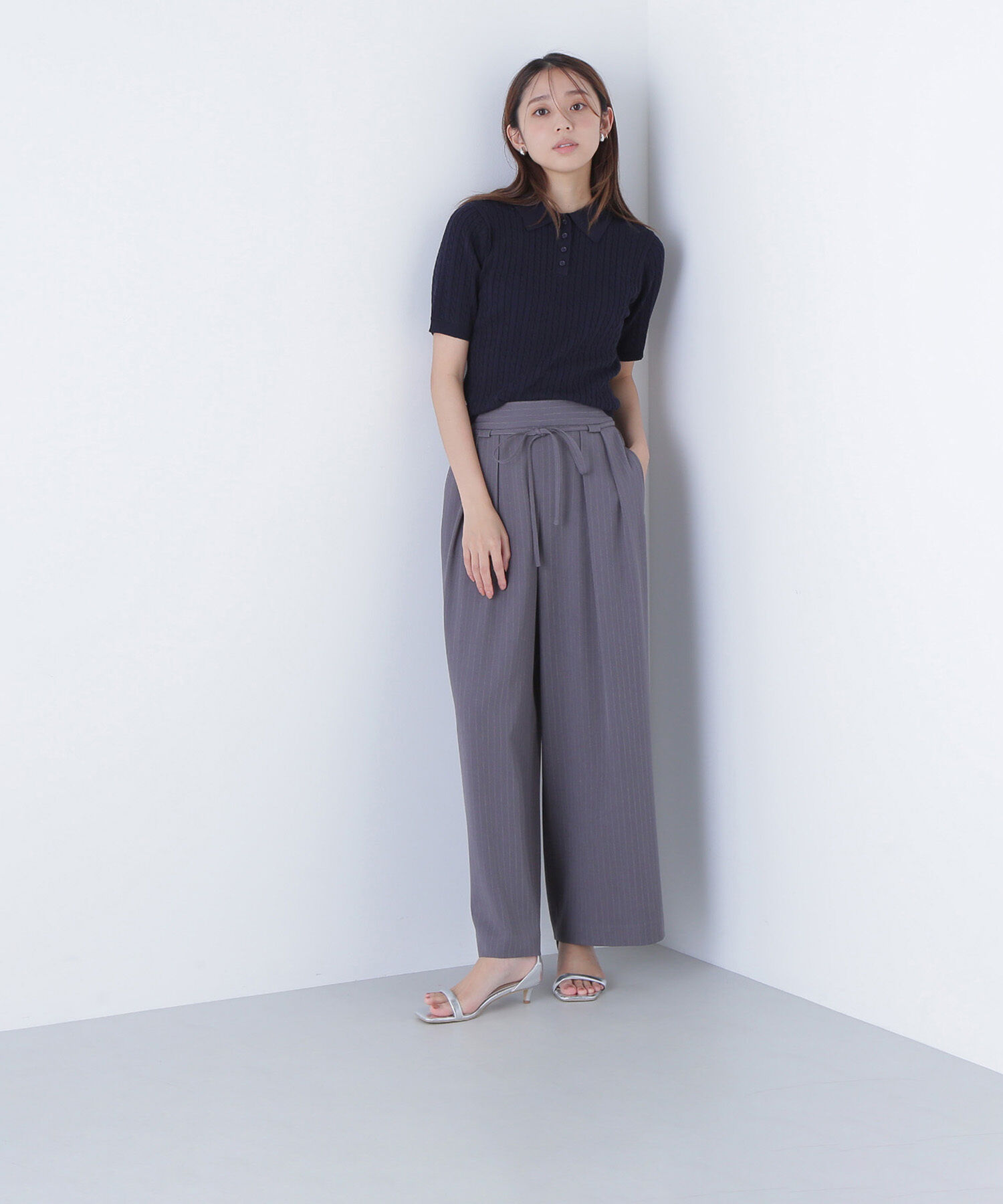  「ナローリボンリラクシーパンツ」|その他|