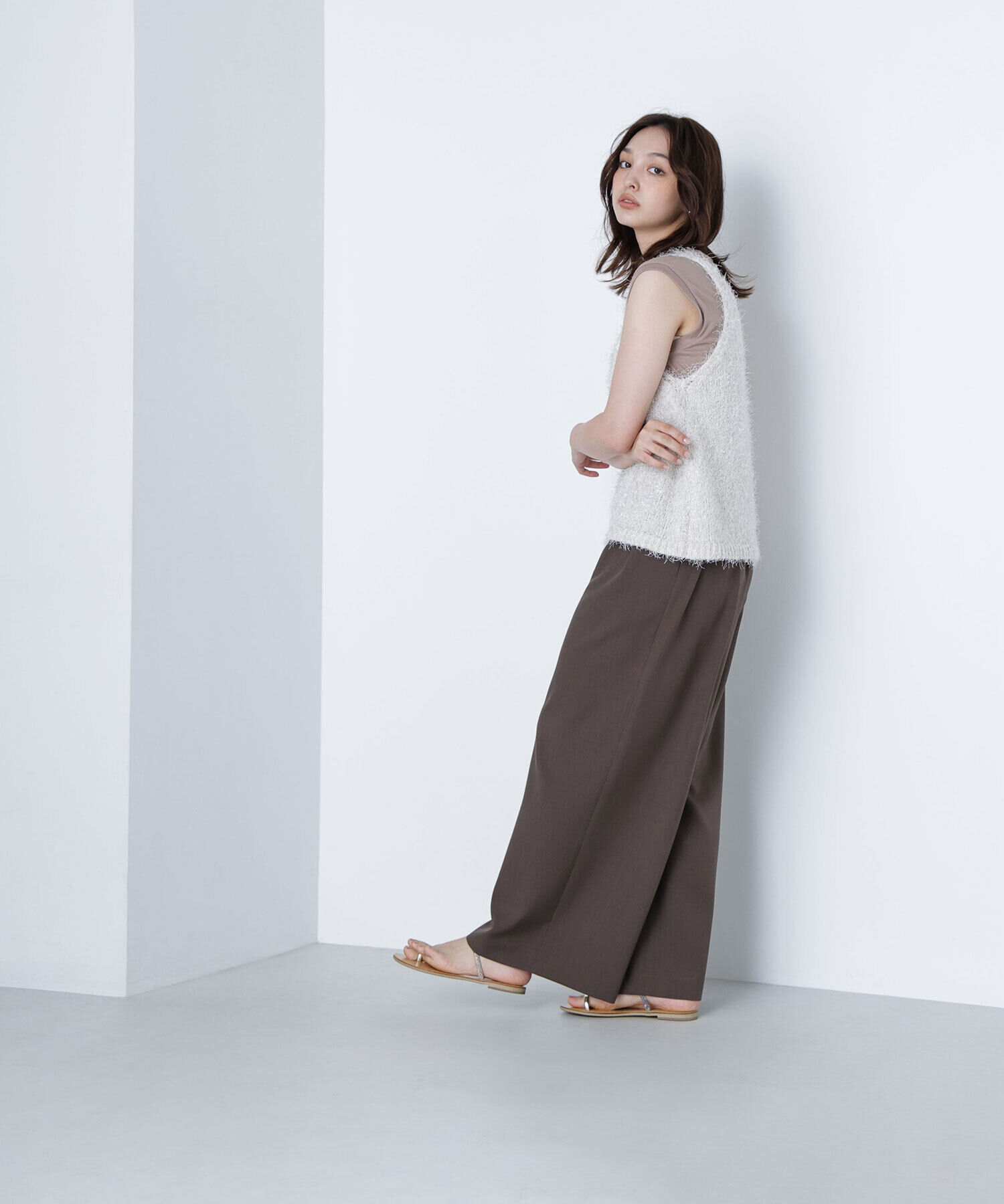  「ナローリボンリラクシーパンツ」|その他|