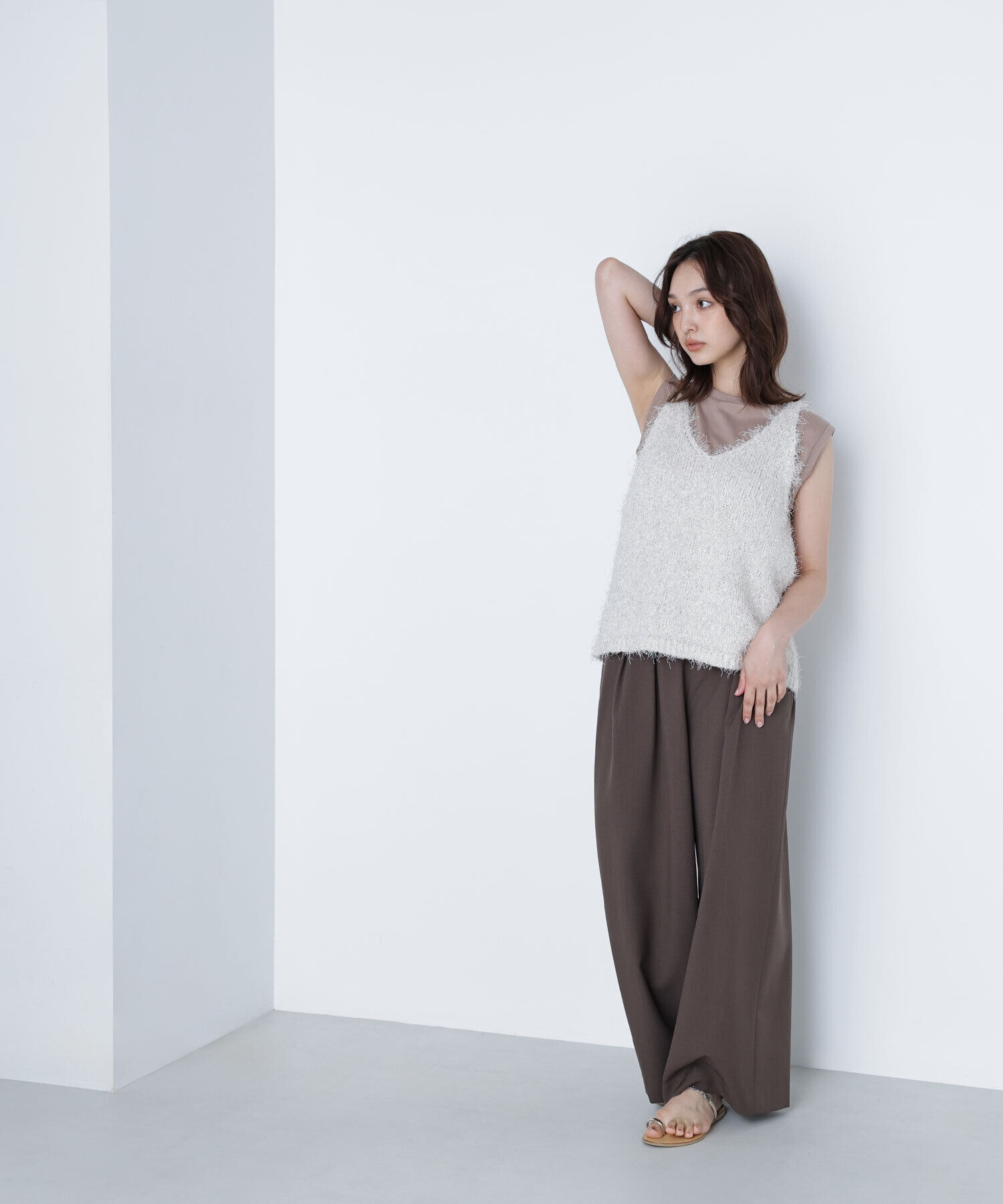  「ナローリボンリラクシーパンツ」|その他|