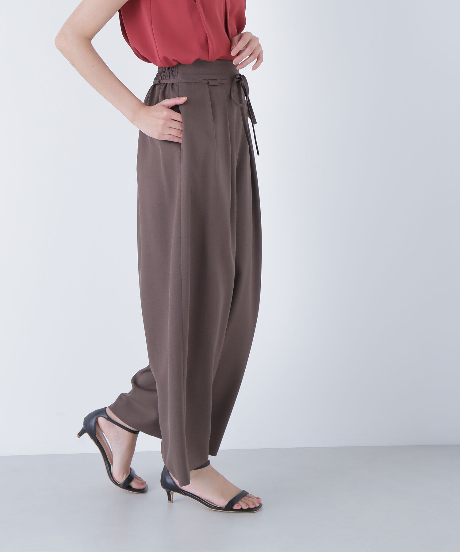  「ナローリボンリラクシーパンツ」|その他|