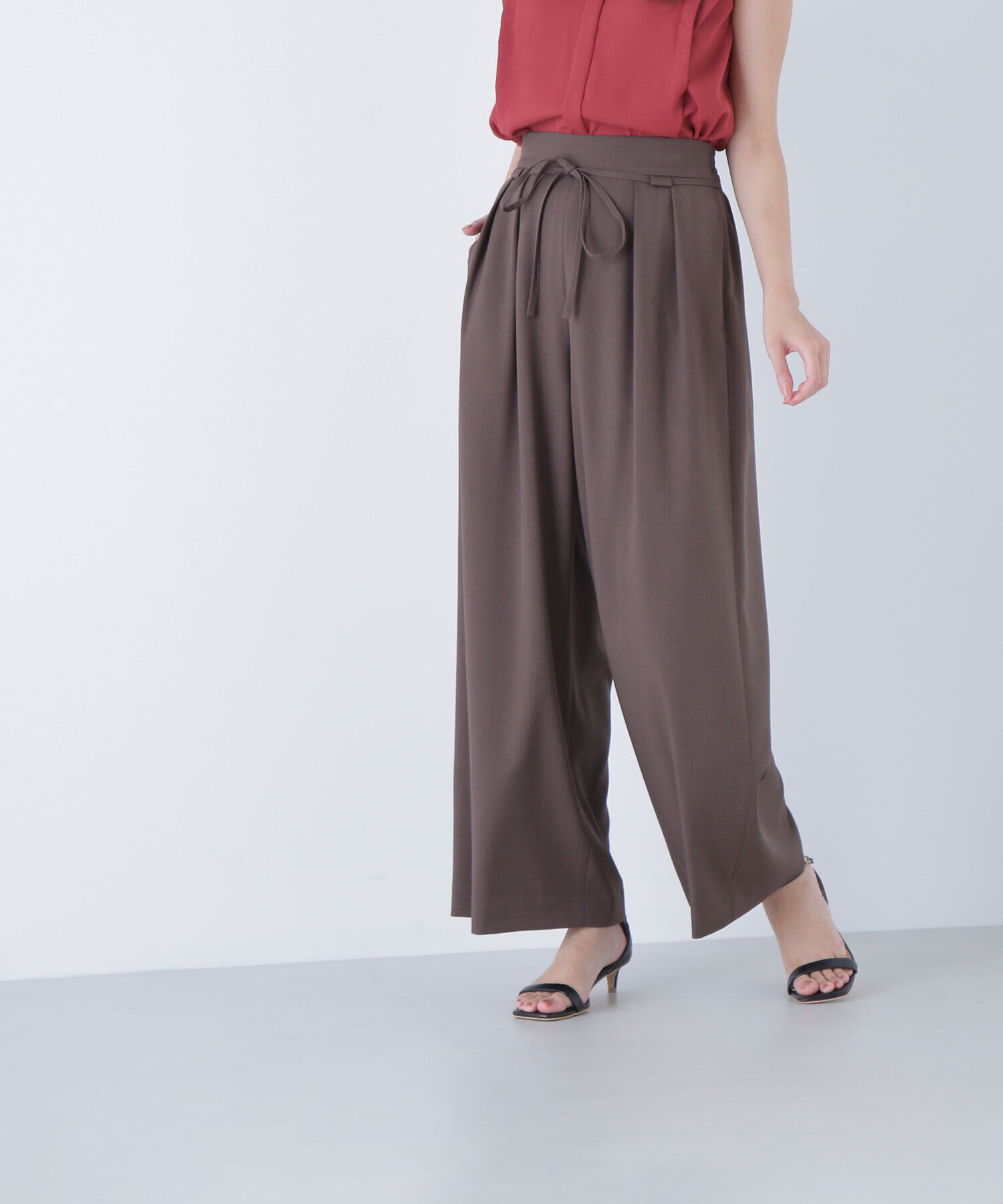  「ナローリボンリラクシーパンツ」|その他|