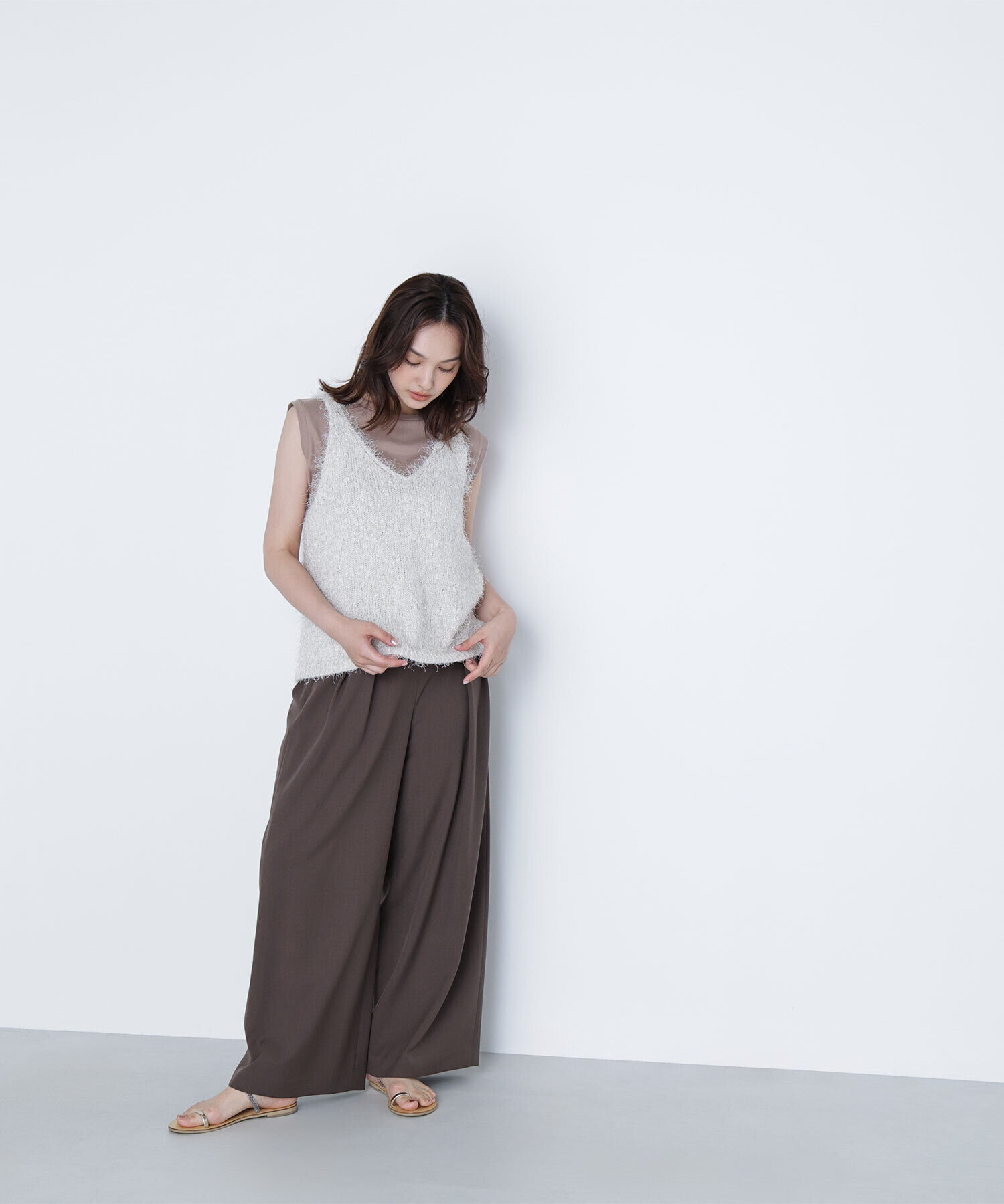  「ナローリボンリラクシーパンツ」|その他|