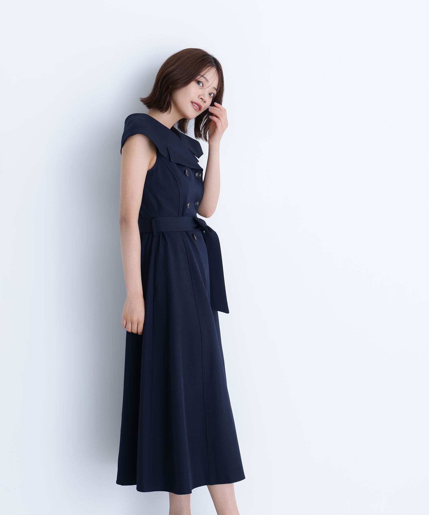  「トレンチディテールワンピース」|ワンピース|