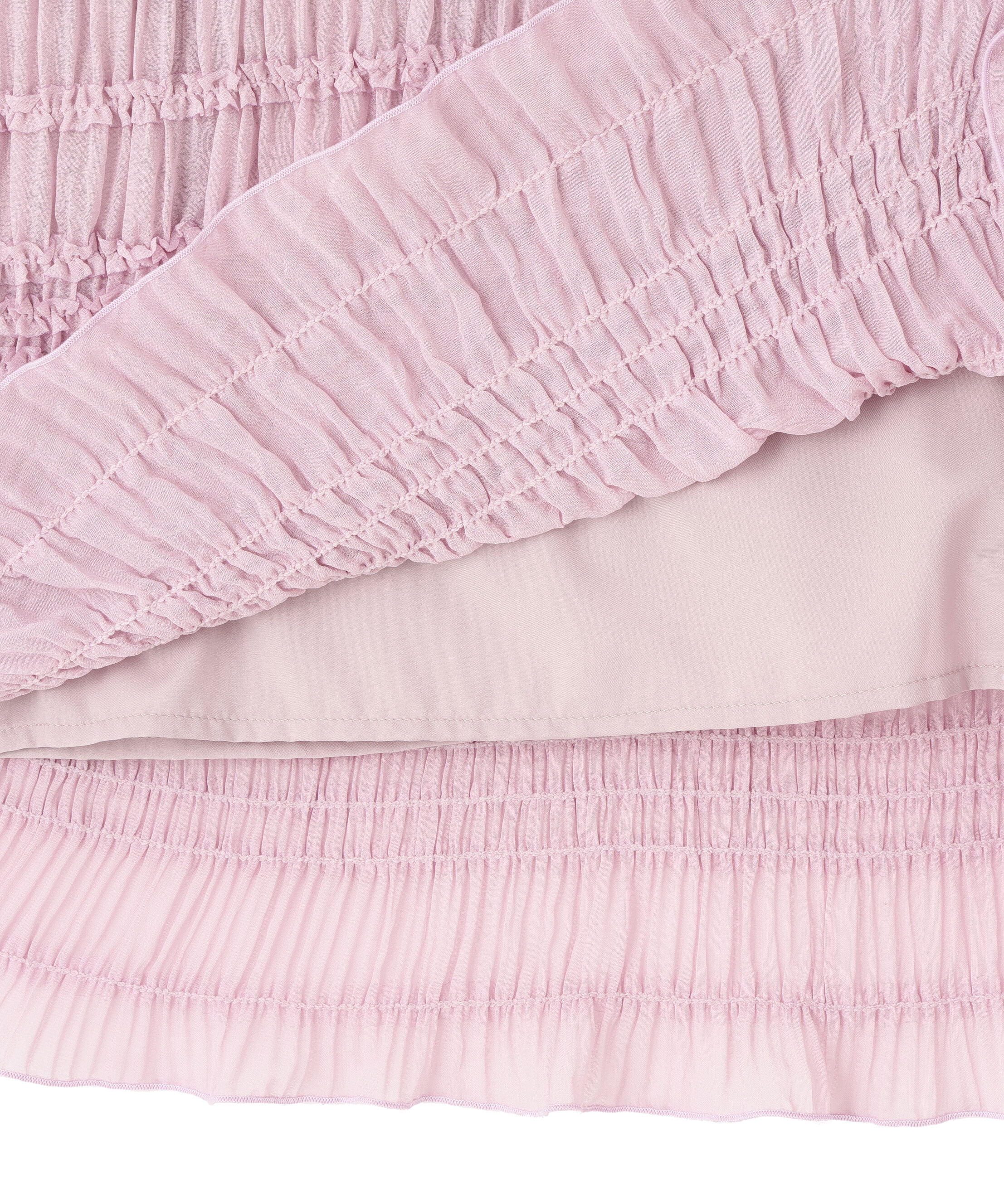  「フリルシャーリングナローワンピース」|ワンピース|