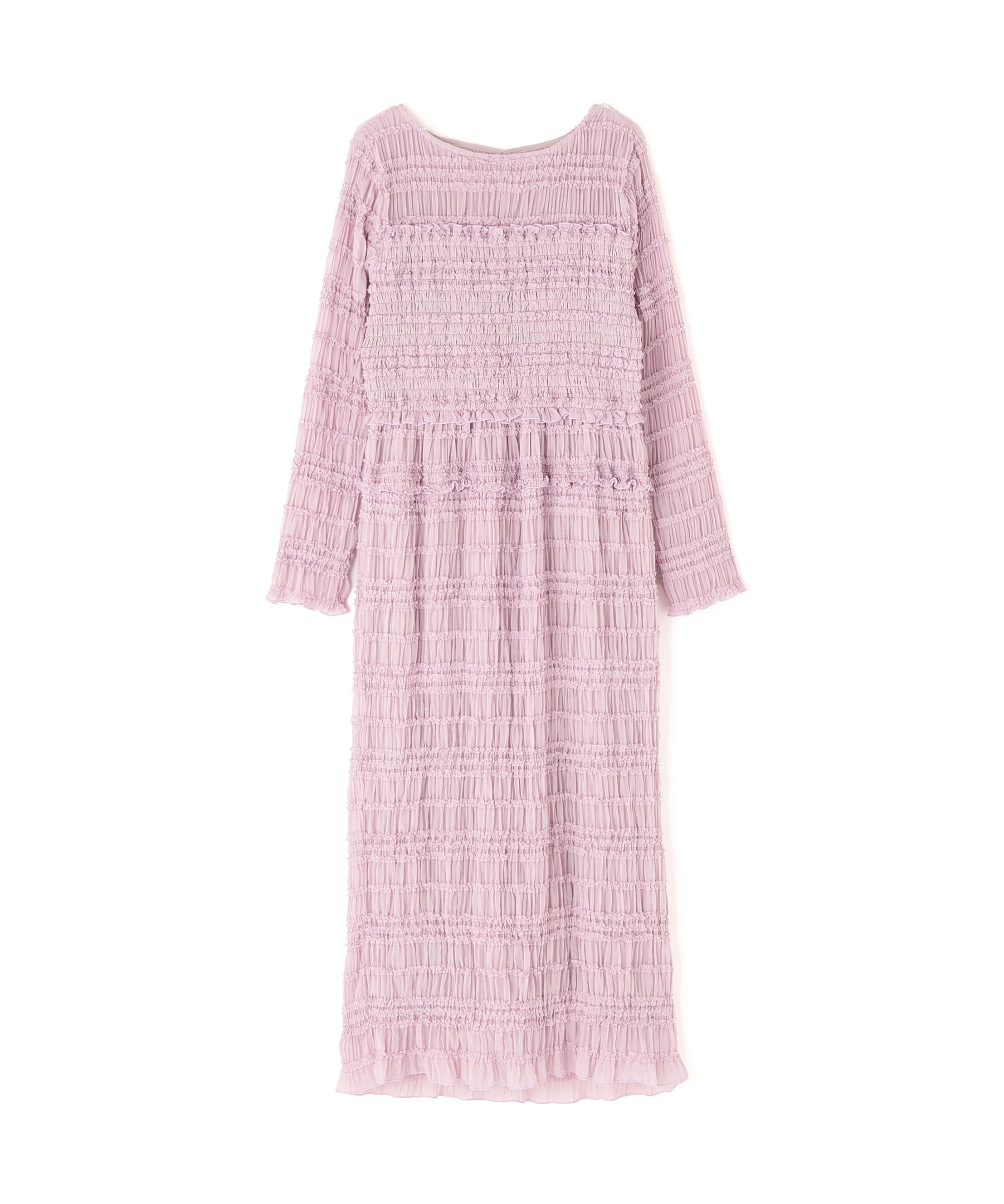  「フリルシャーリングナローワンピース」|ワンピース|