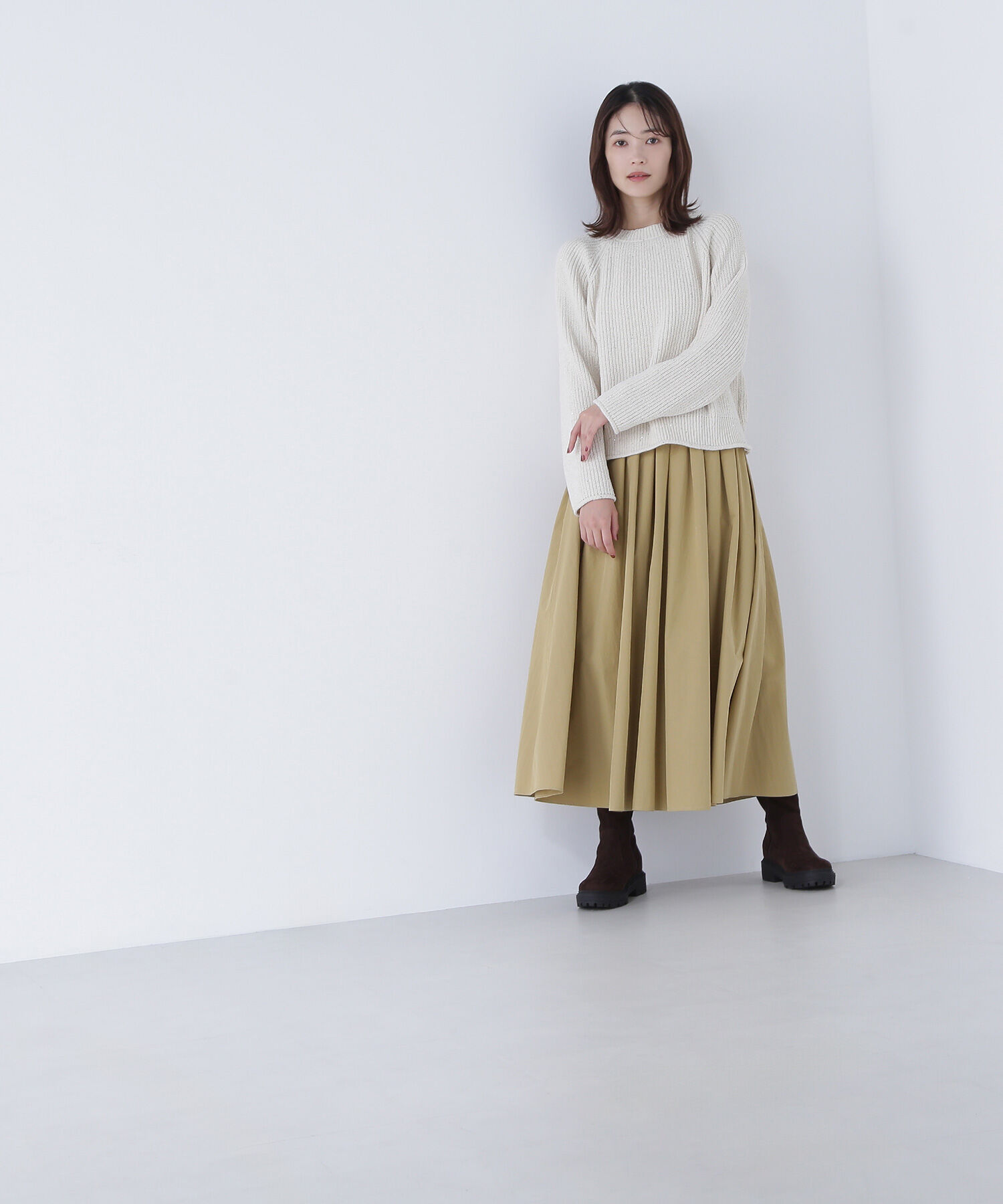  「スパンコールモールニット」|ニット・セーター|