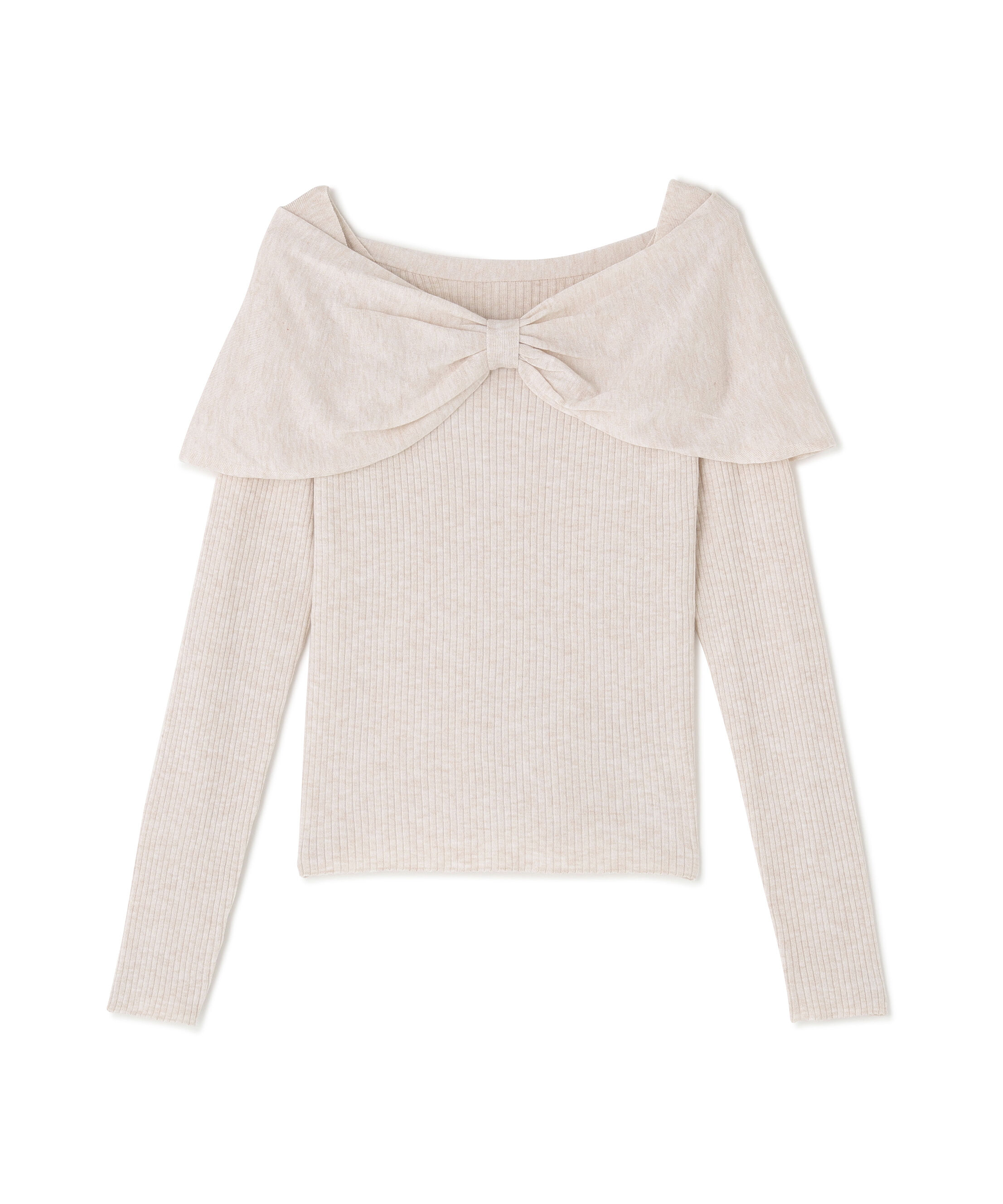  「フロントリボンニット」|ニット・セーター|