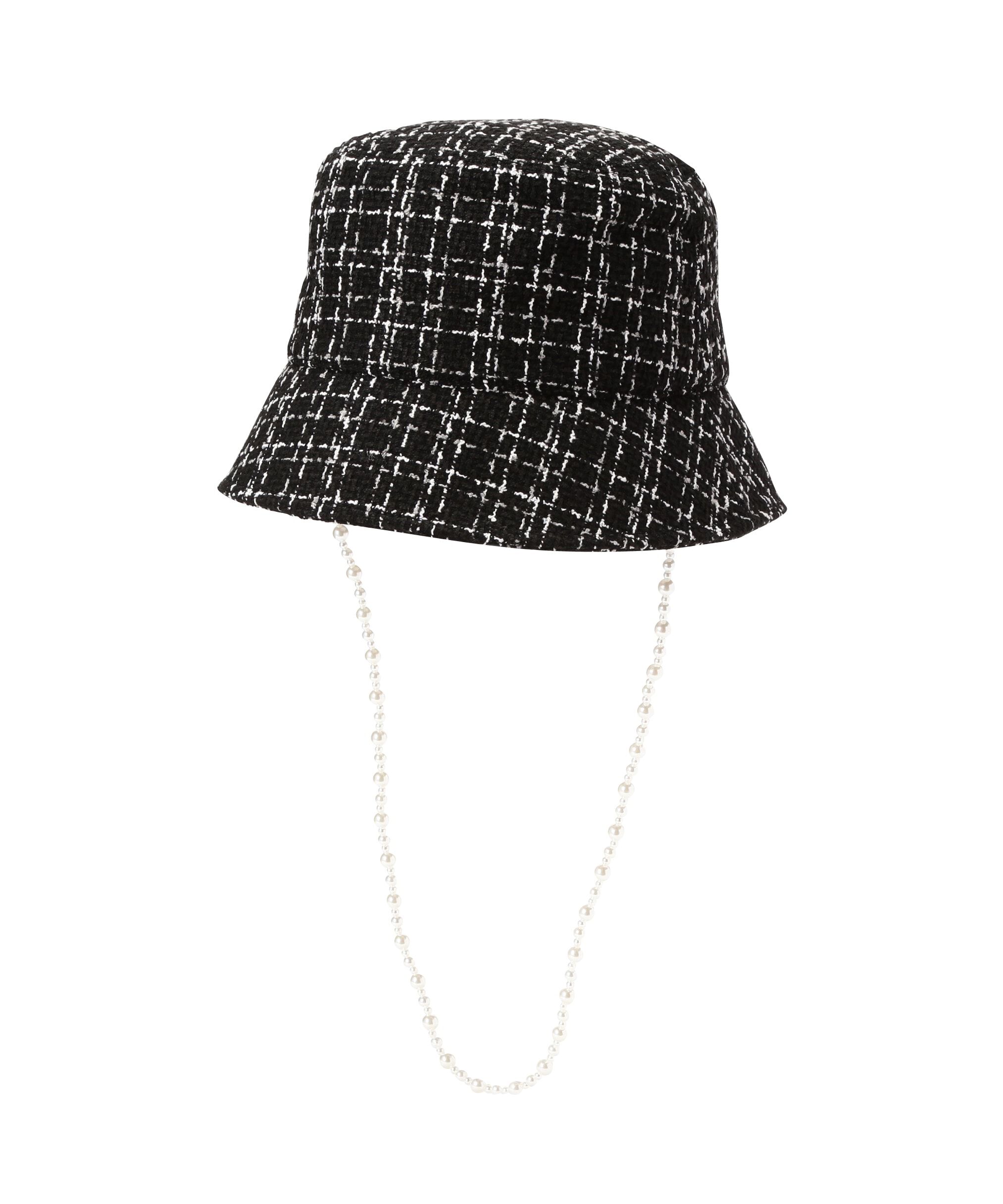  「パール付きニットバケットハット」|ソックス|