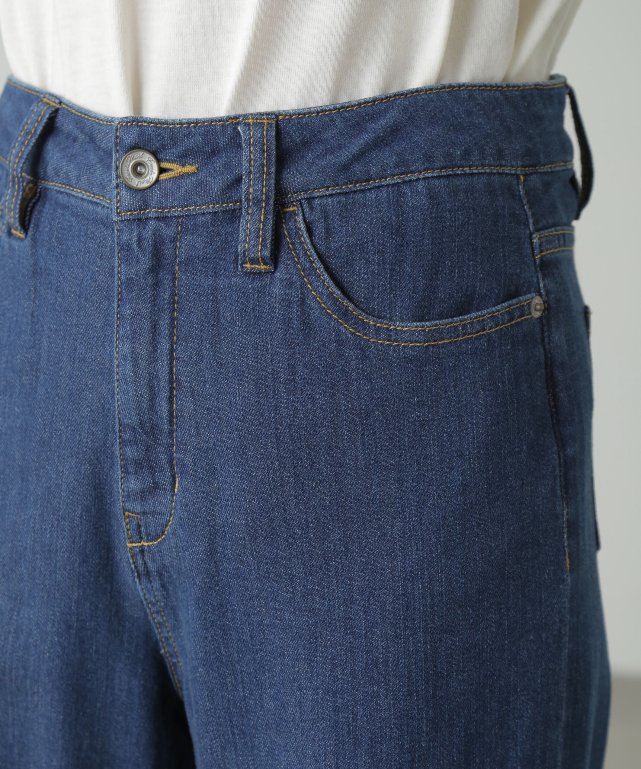  「[低身長サイズ/Sシリーズ]ベーシックワイドデニムパンツ」|その他|