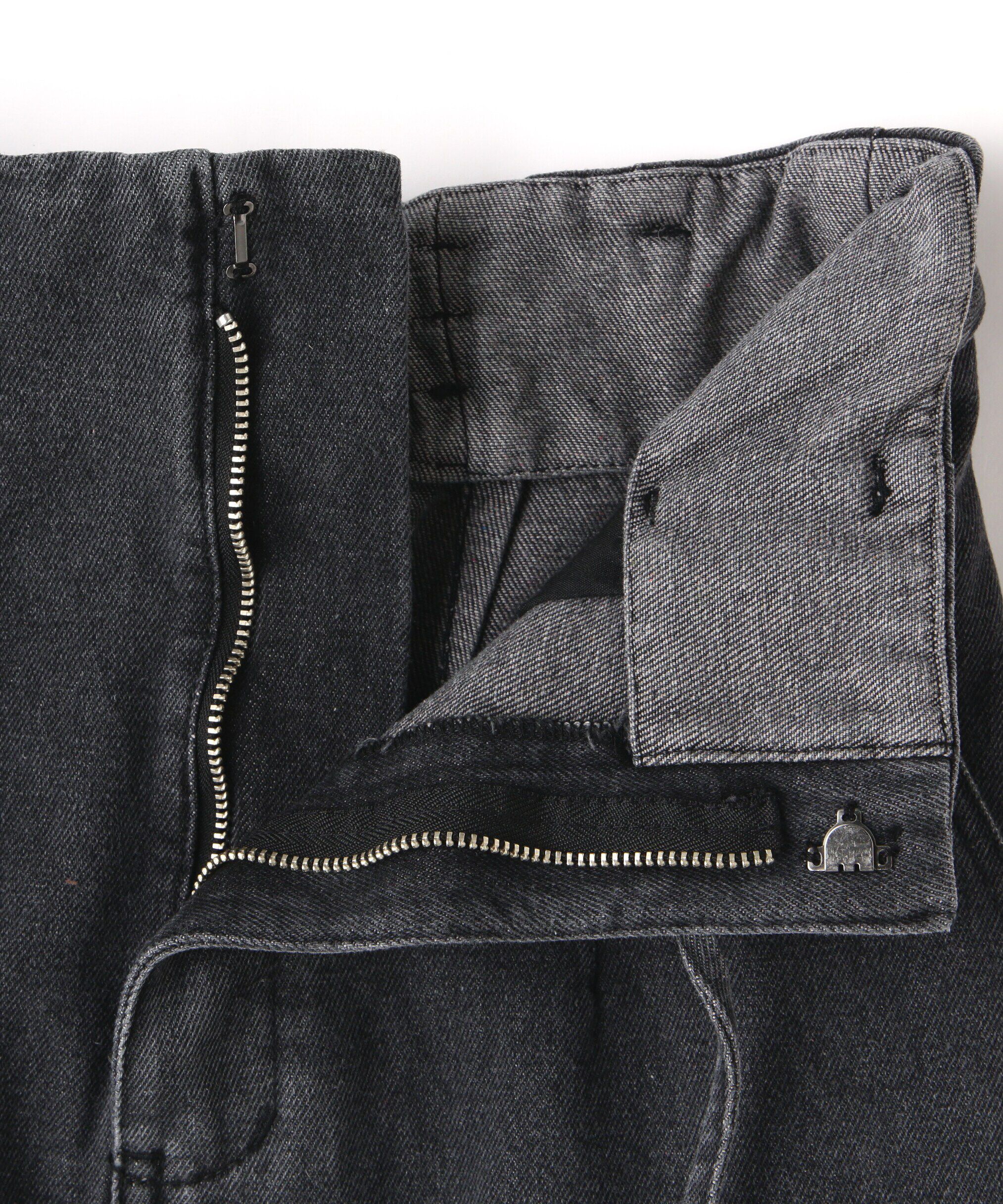  「[低身長サイズ/Sシリーズ]カーゴデニムナロースカート」|スカート|