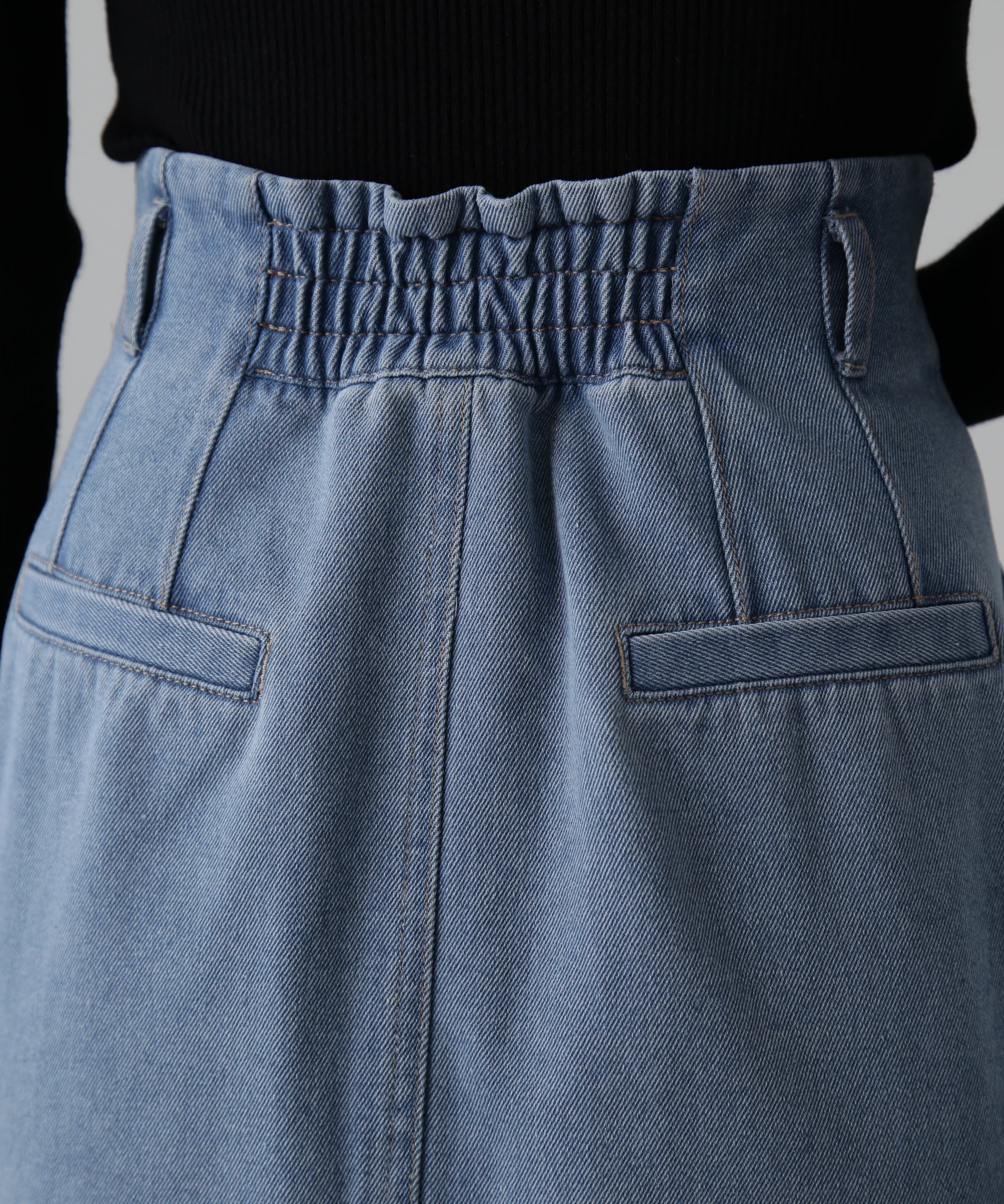  「[低身長サイズ/Sシリーズ]カーゴデニムナロースカート」|スカート|