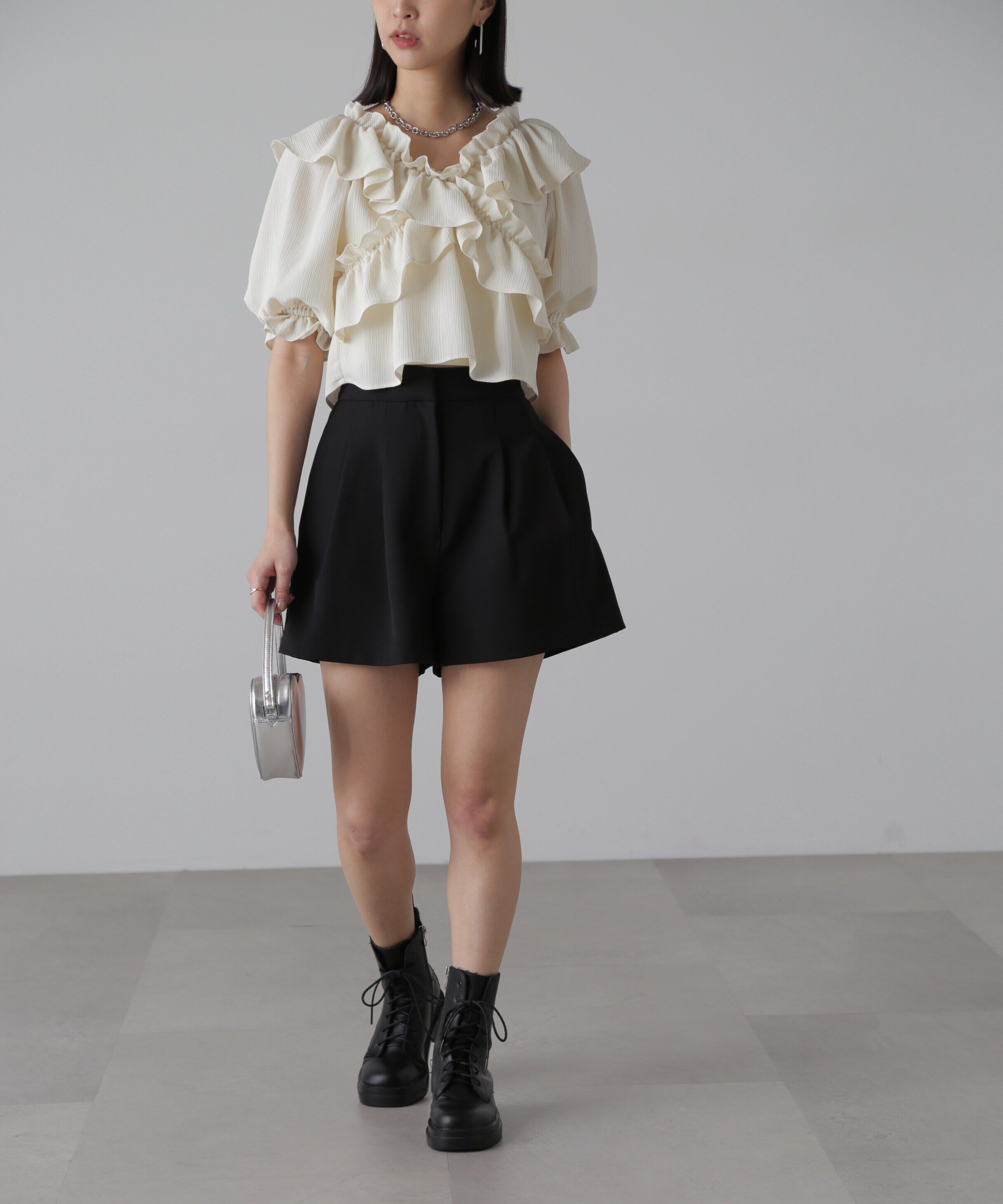  「タックショートパンツ」|その他|