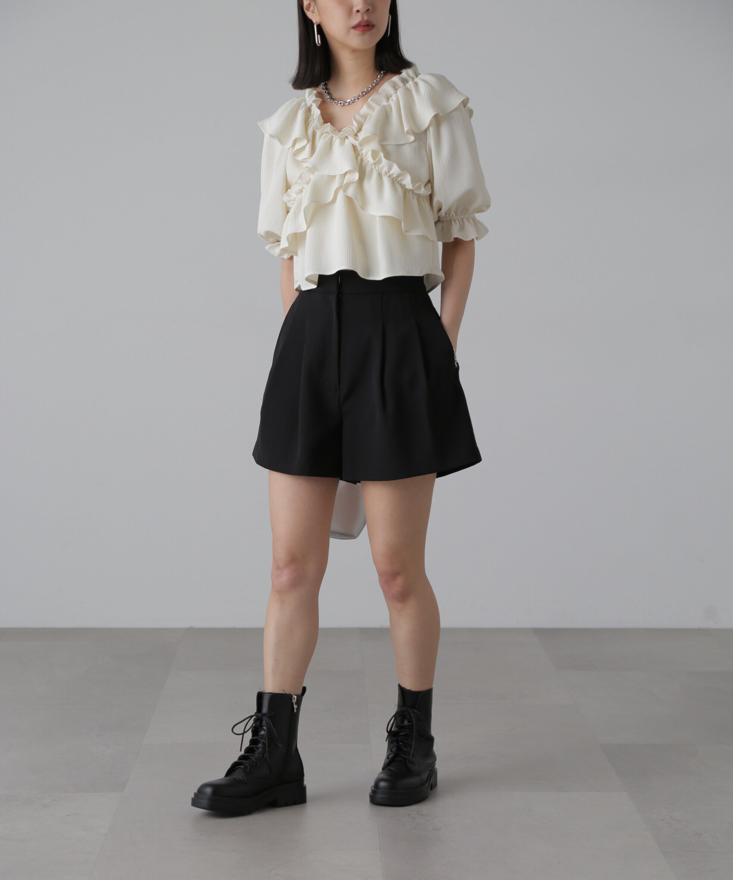  「タックショートパンツ」|その他|