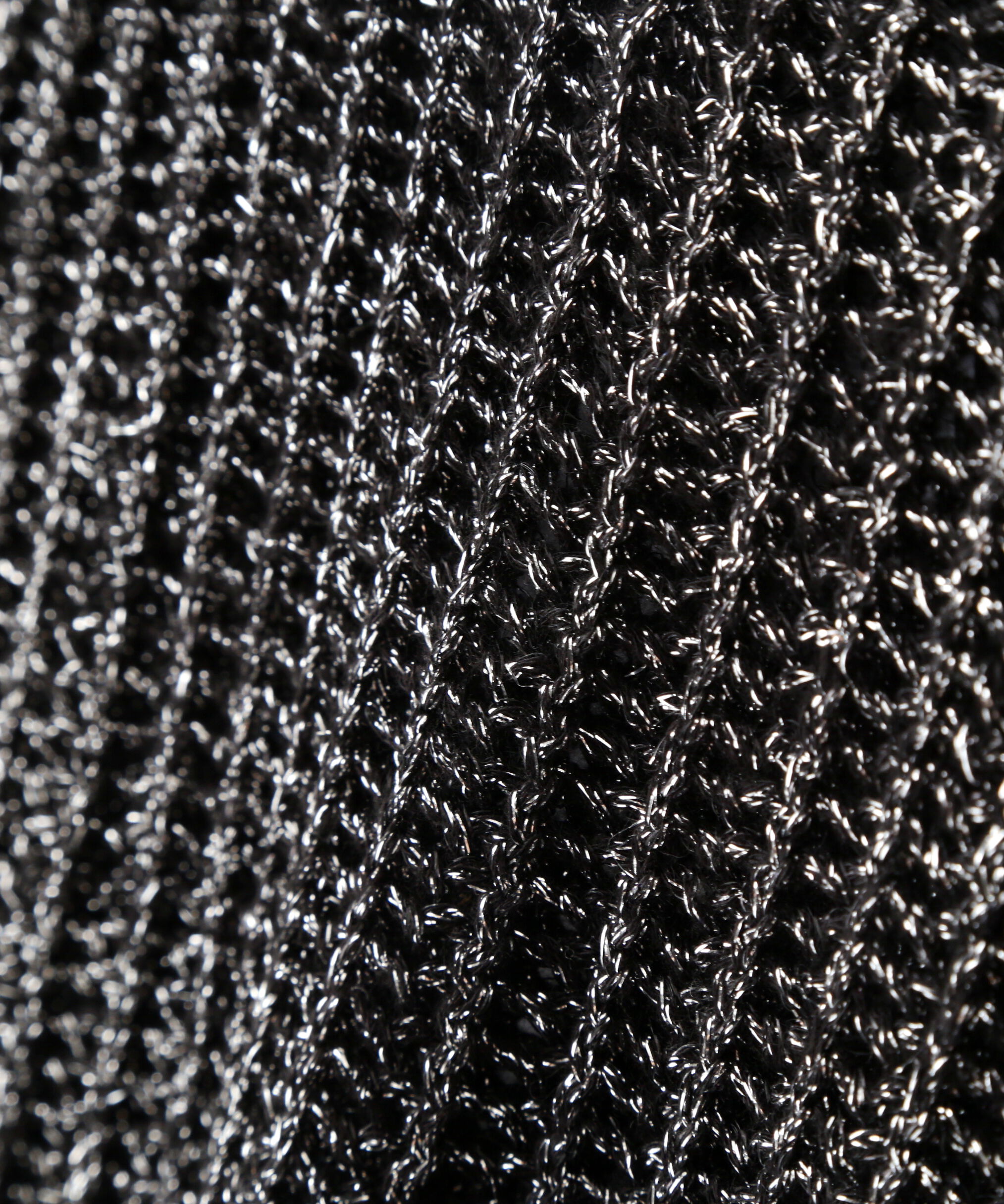  「前後2wayラメニットメッシュベスト」|ニット・セーター|