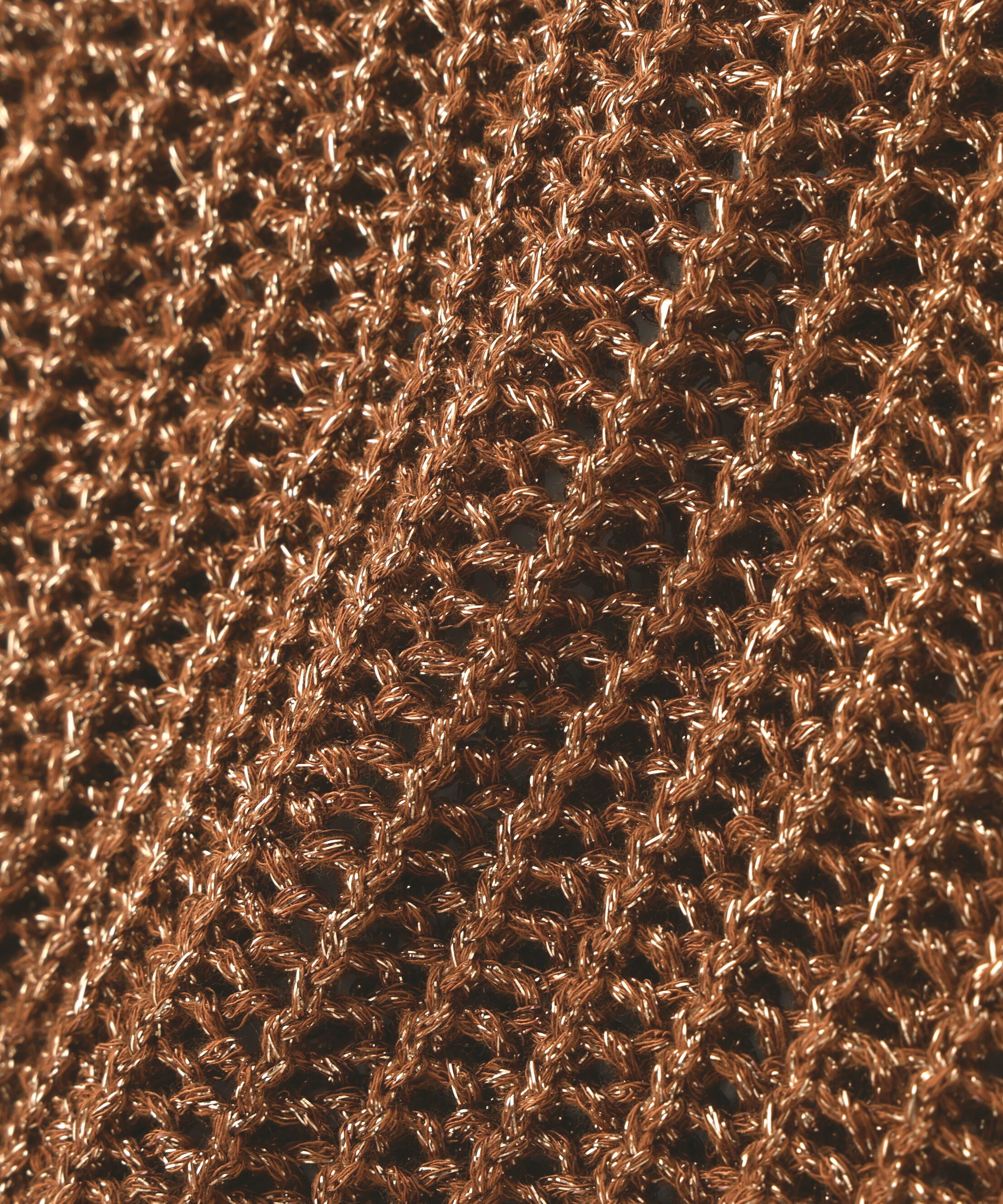  「前後2wayラメニットメッシュベスト」|ニット・セーター|