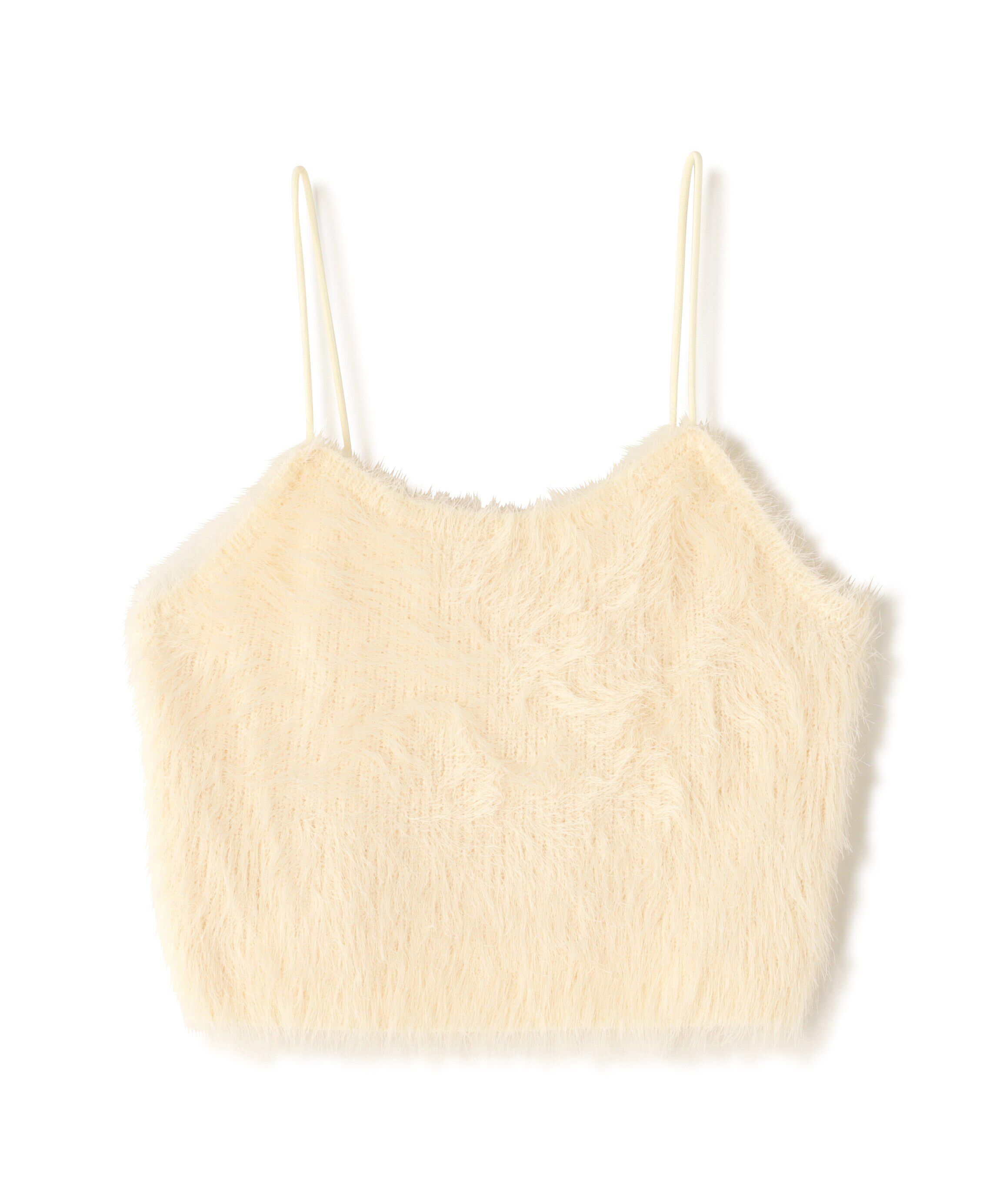  「シャギーキャミソールビスチェ」|ニット・セーター|