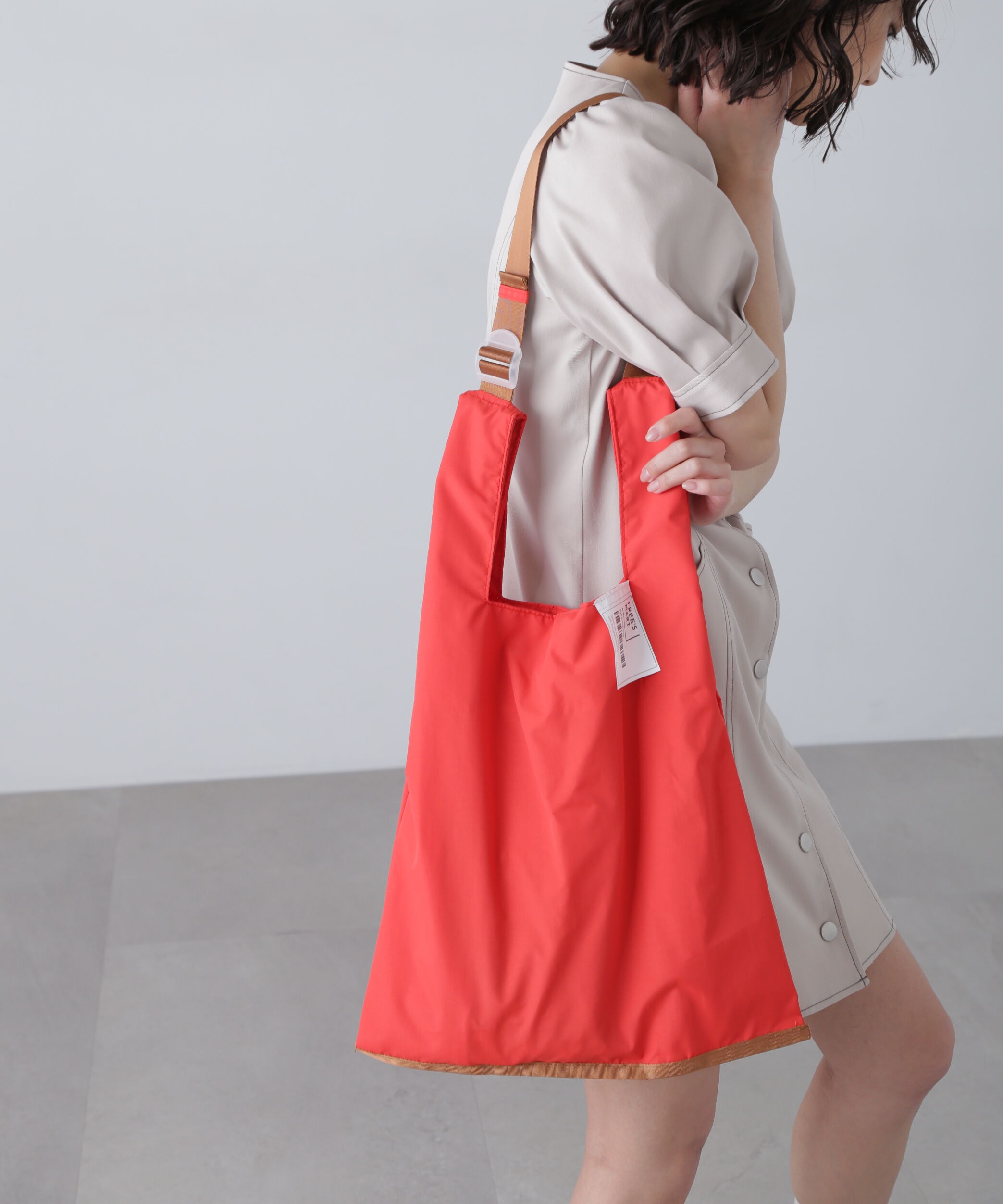  「ナイロンテープトートバッグ」|その他|レッド