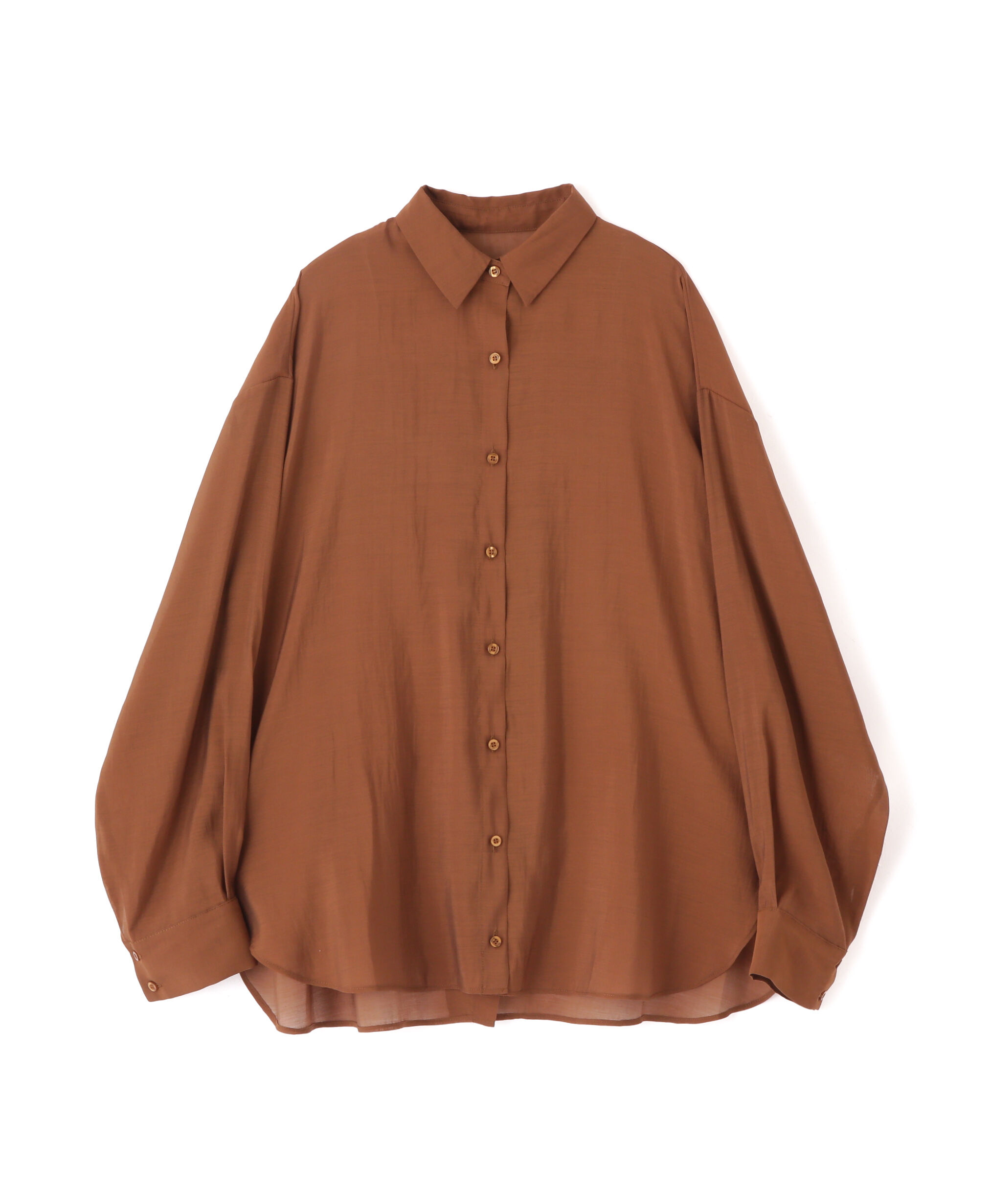  「シアーバックスリットオーバーシャツ」|シャツ・ブラウス|