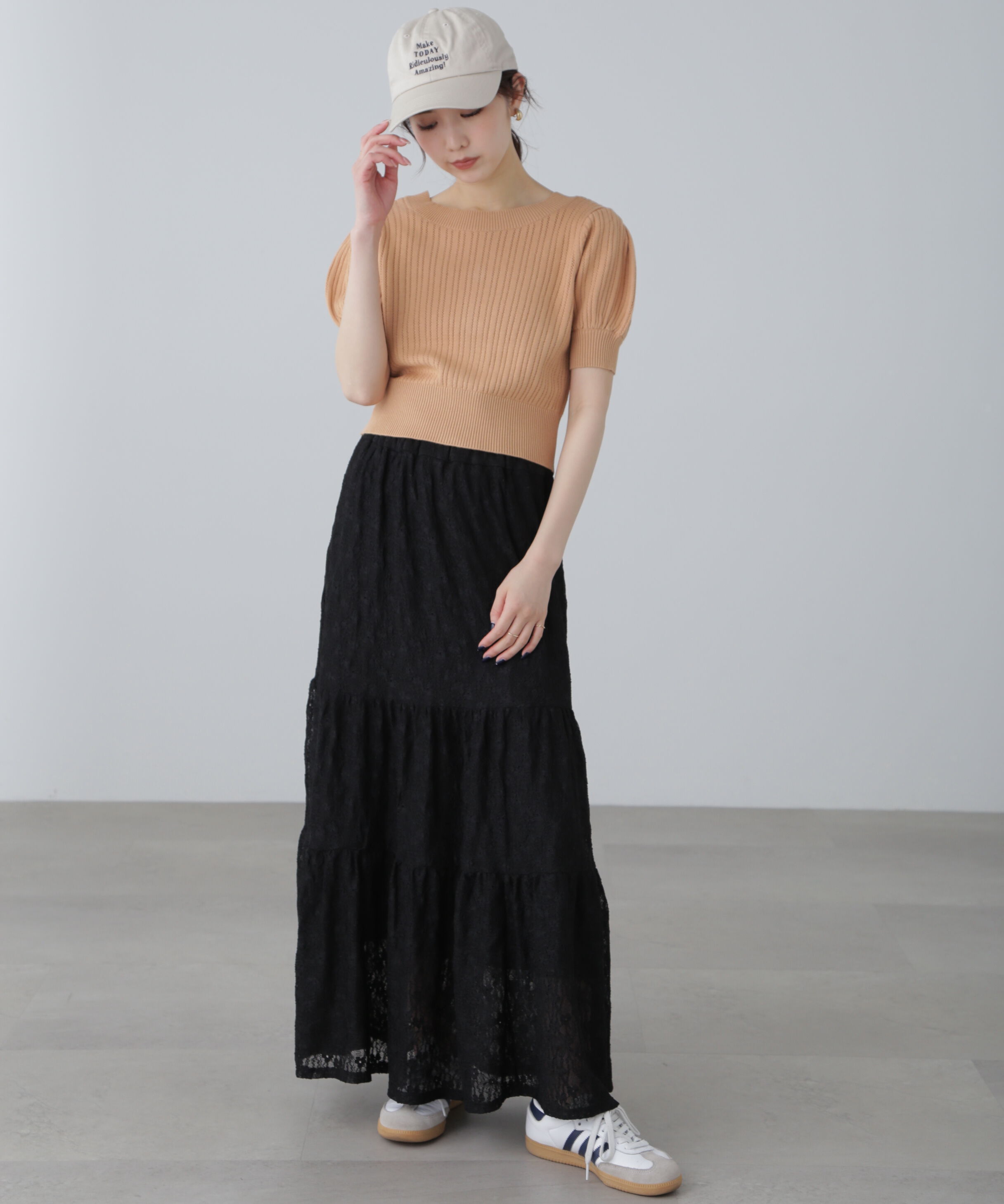  「透かし編み前後2wayカーディガン」|ニット・セーター|