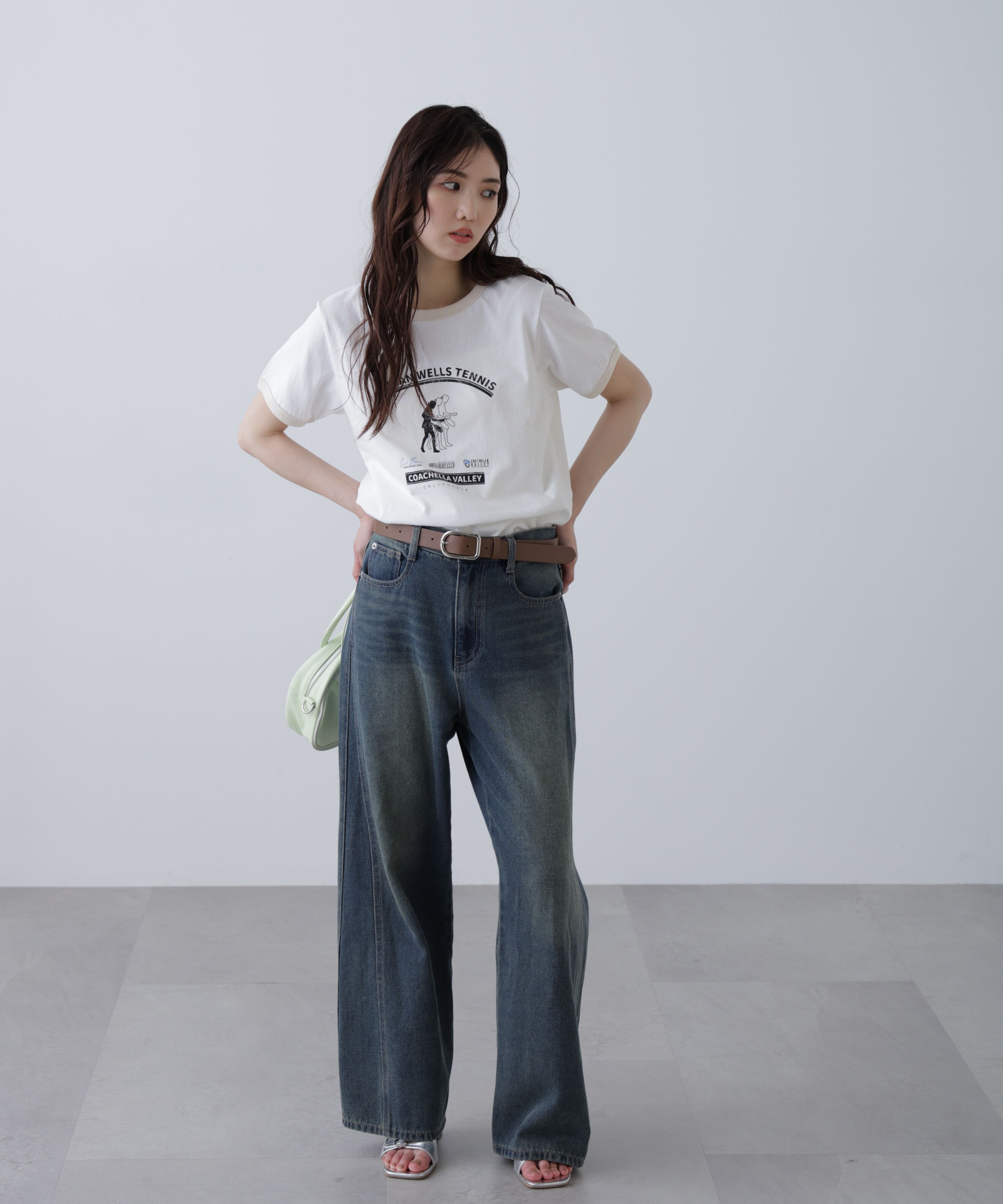  「レトロスポーツプリントTシャツ」|Tシャツ・カットソー|