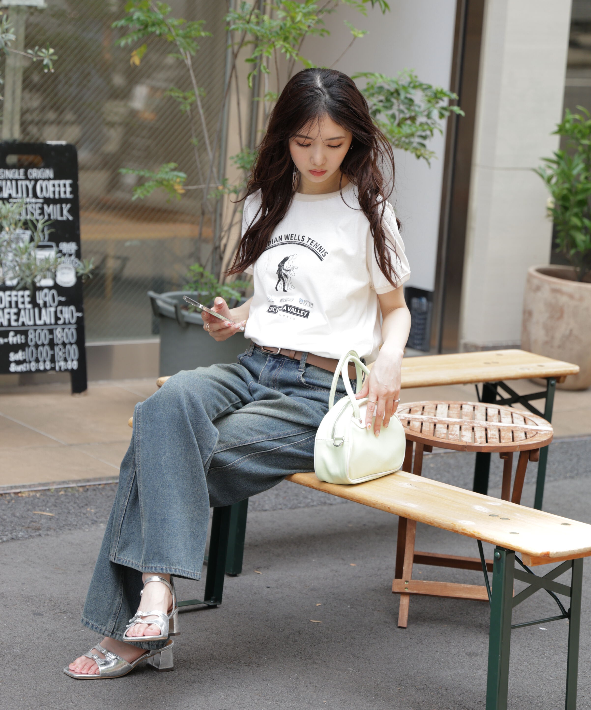  「レトロスポーツプリントTシャツ」|Tシャツ・カットソー|