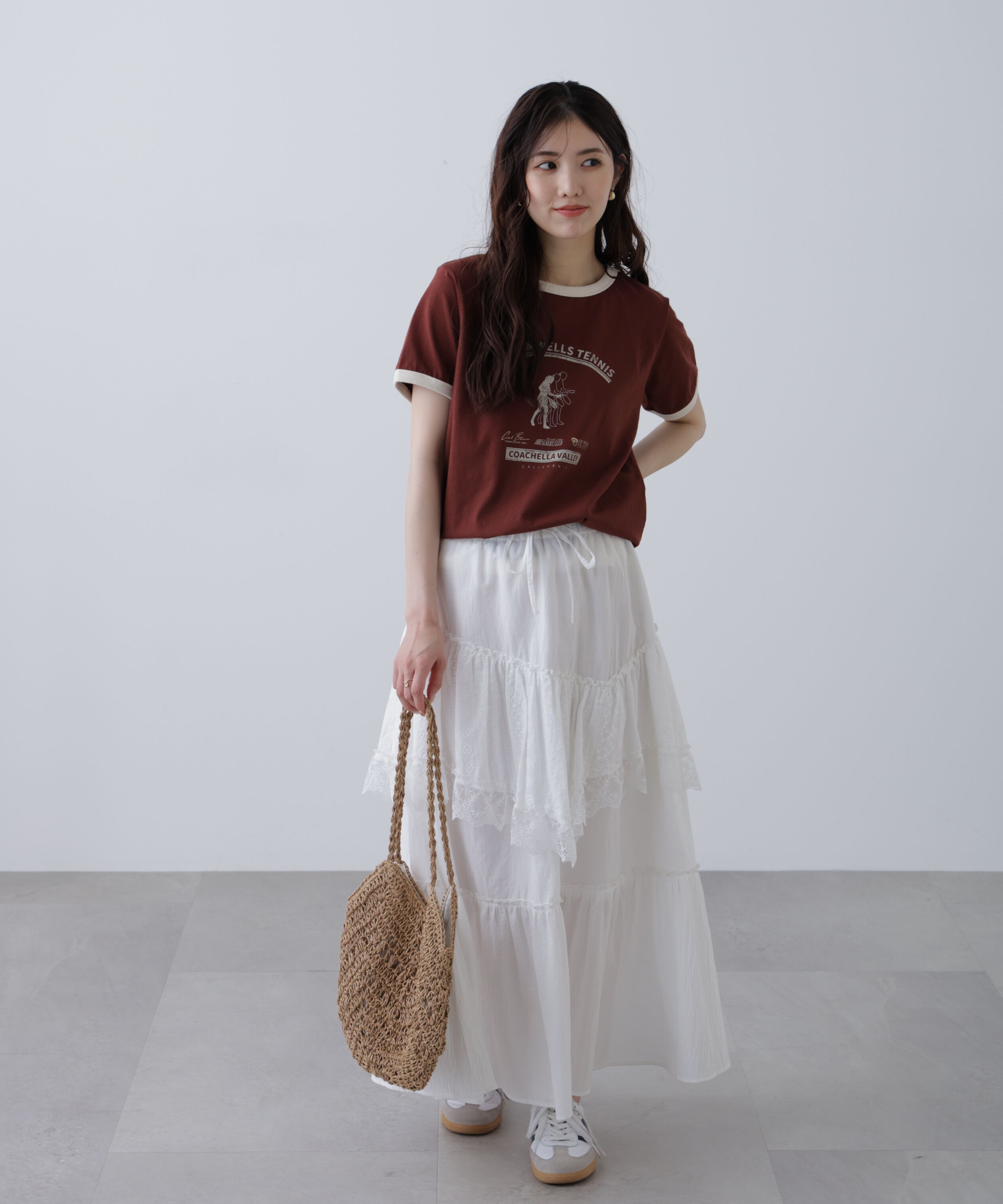  「レトロスポーツプリントTシャツ」|Tシャツ・カットソー|