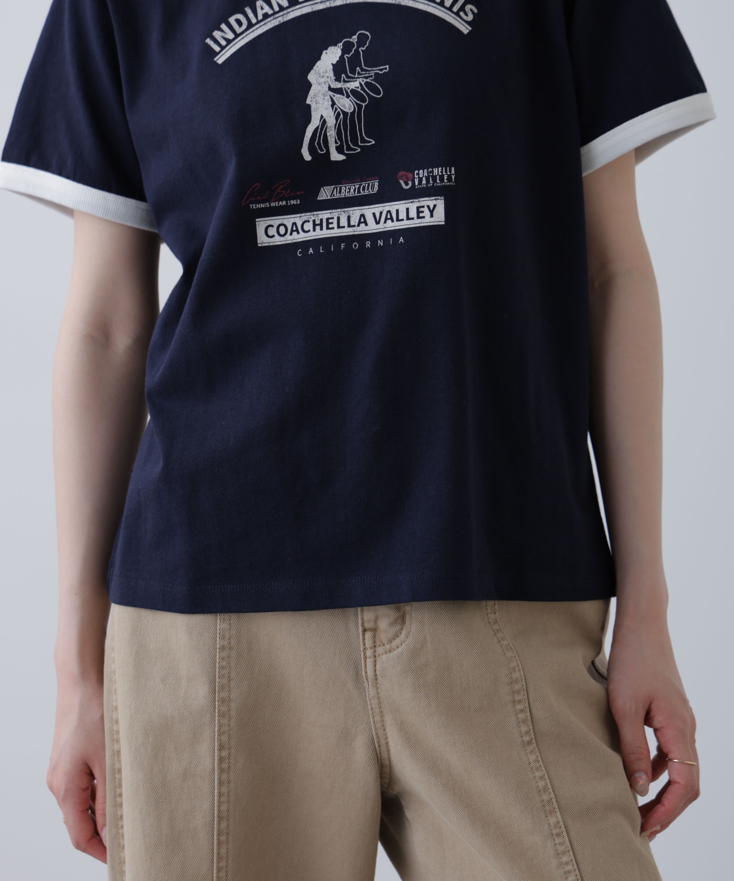  「レトロスポーツプリントTシャツ」|Tシャツ・カットソー|