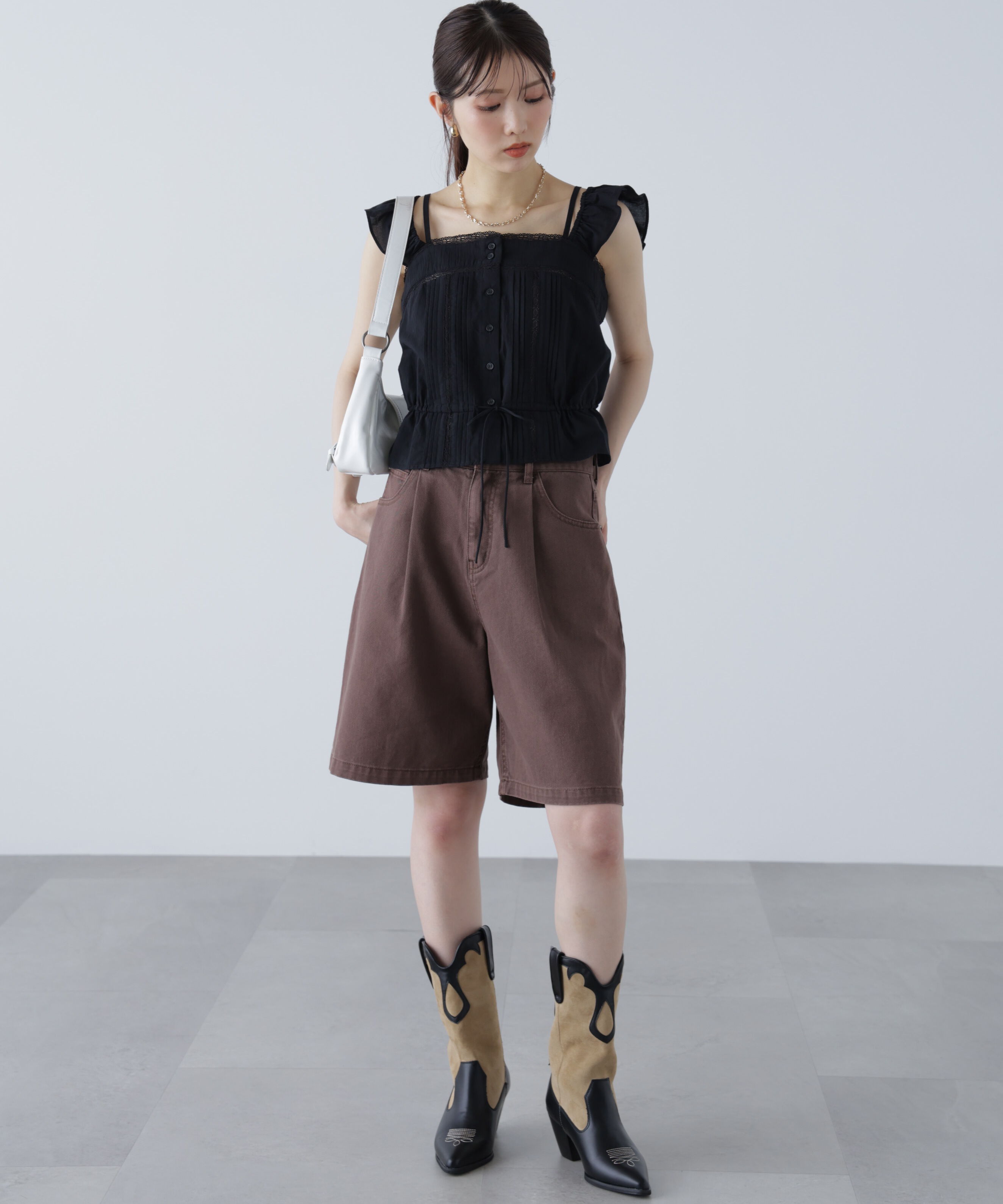  「2wayオフショルキャミブラウス」|シャツ・ブラウス|