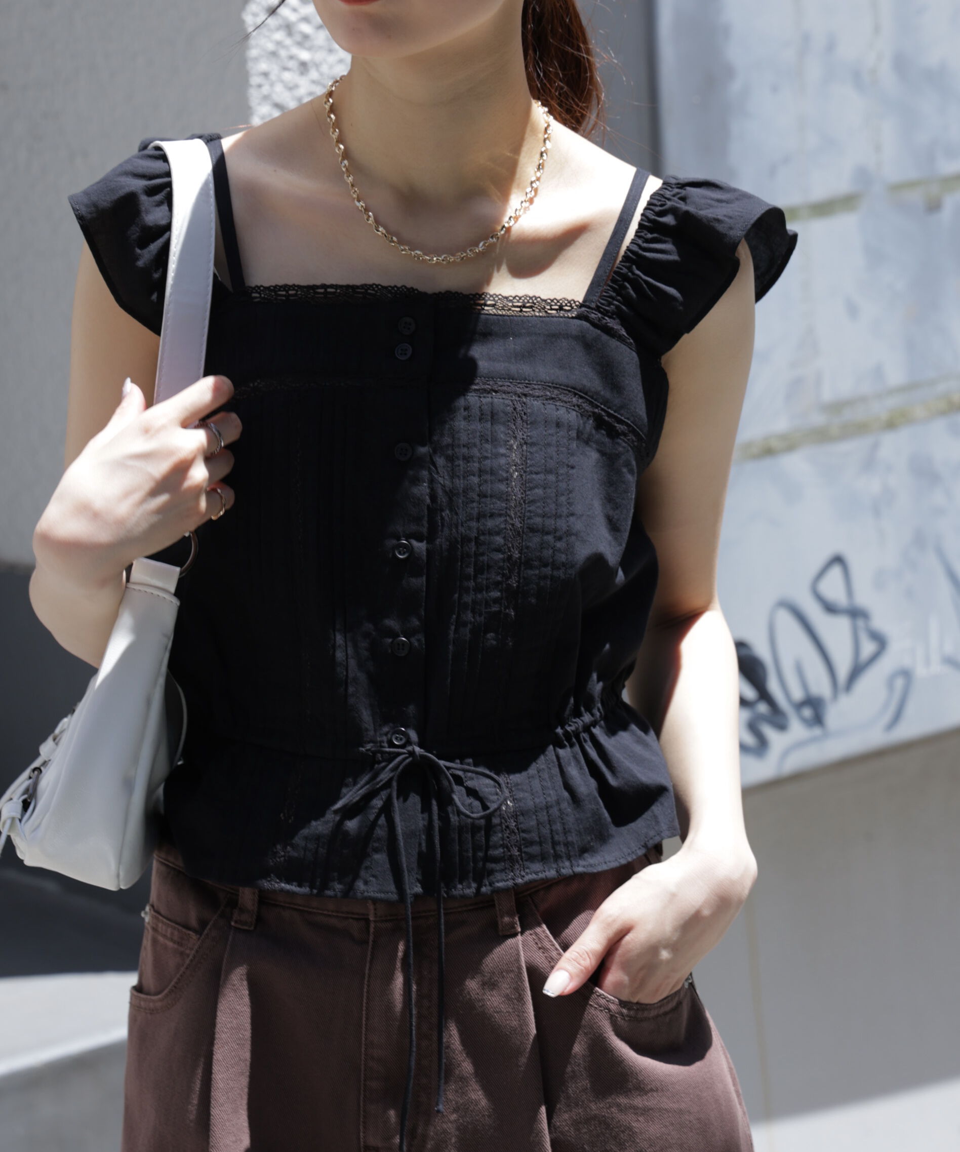  「2wayオフショルキャミブラウス」|シャツ・ブラウス|