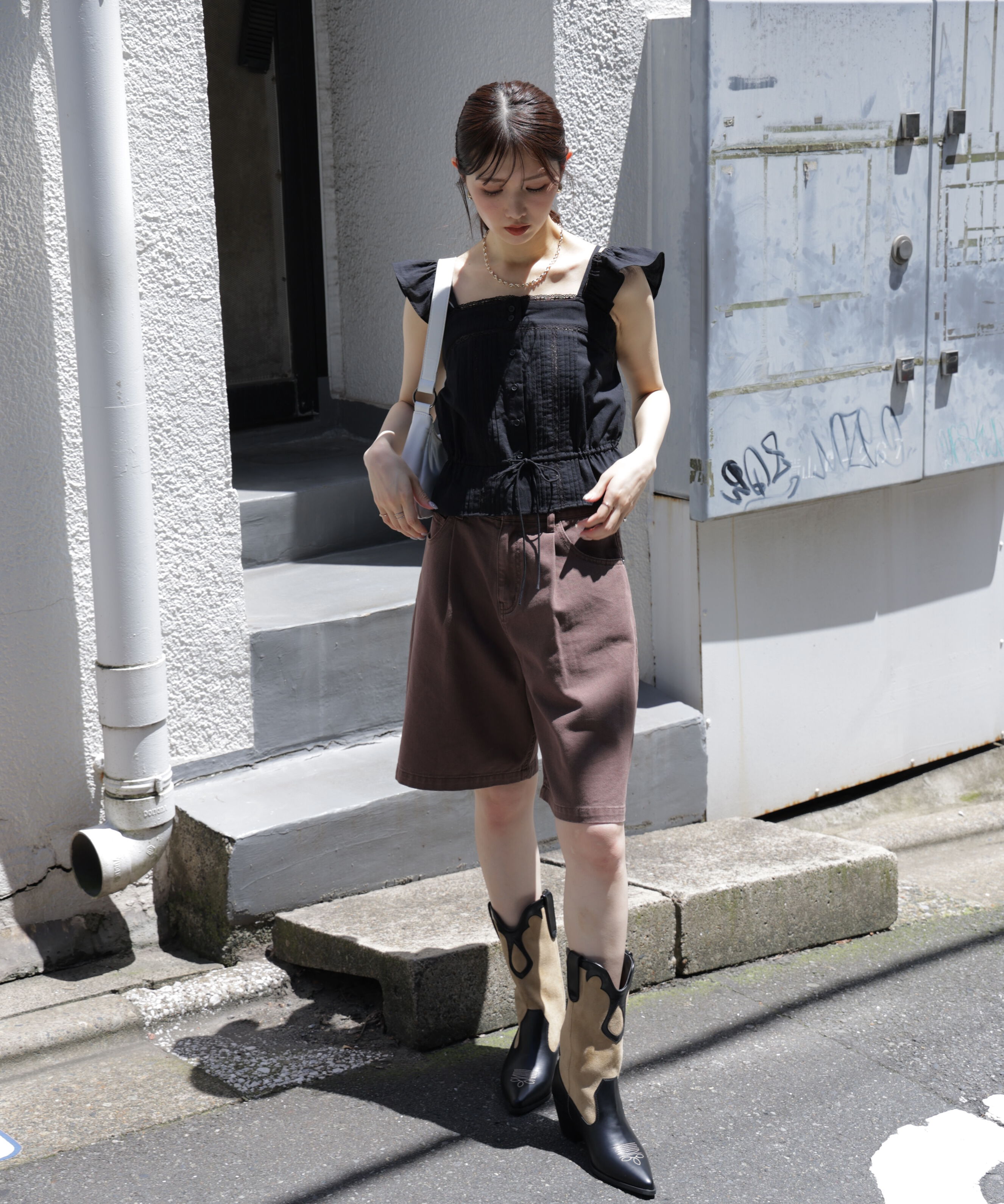  「2wayオフショルキャミブラウス」|シャツ・ブラウス|