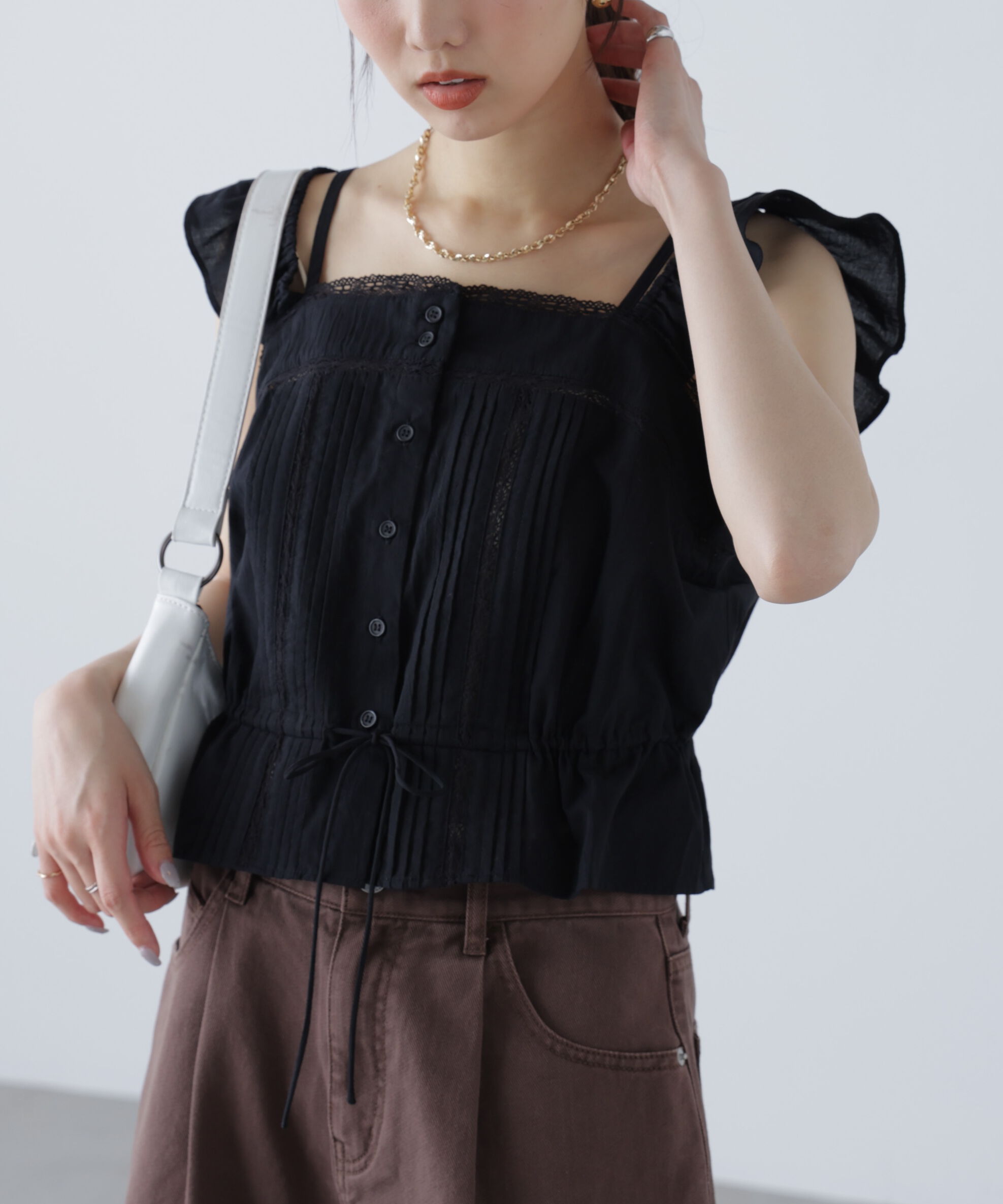  「2wayオフショルキャミブラウス」|シャツ・ブラウス|