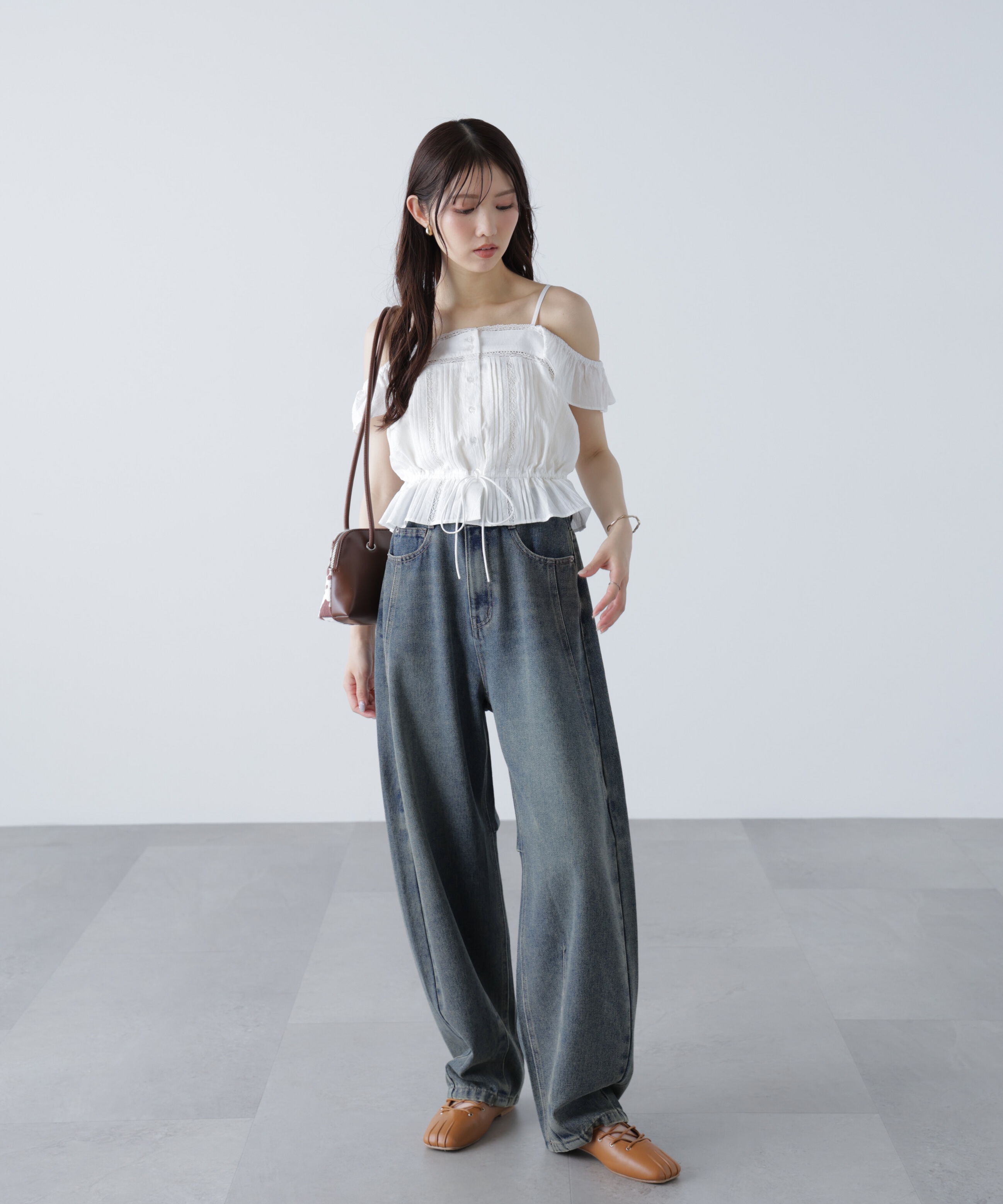  「2wayオフショルキャミブラウス」|シャツ・ブラウス|