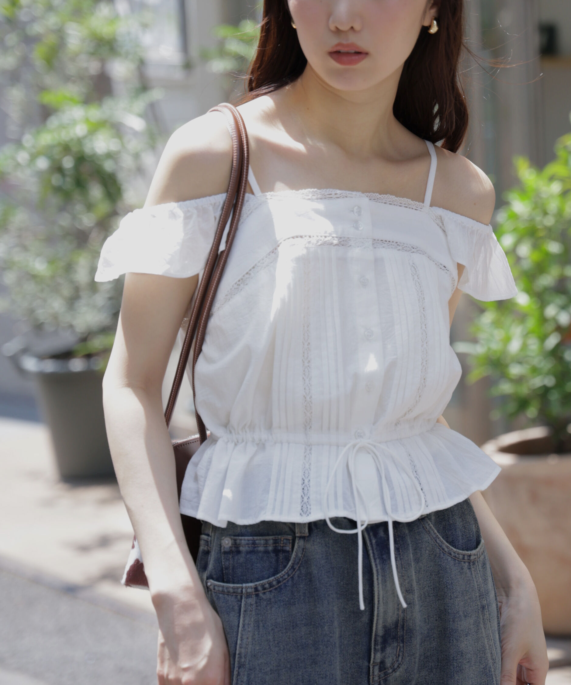  「2wayオフショルキャミブラウス」|シャツ・ブラウス|