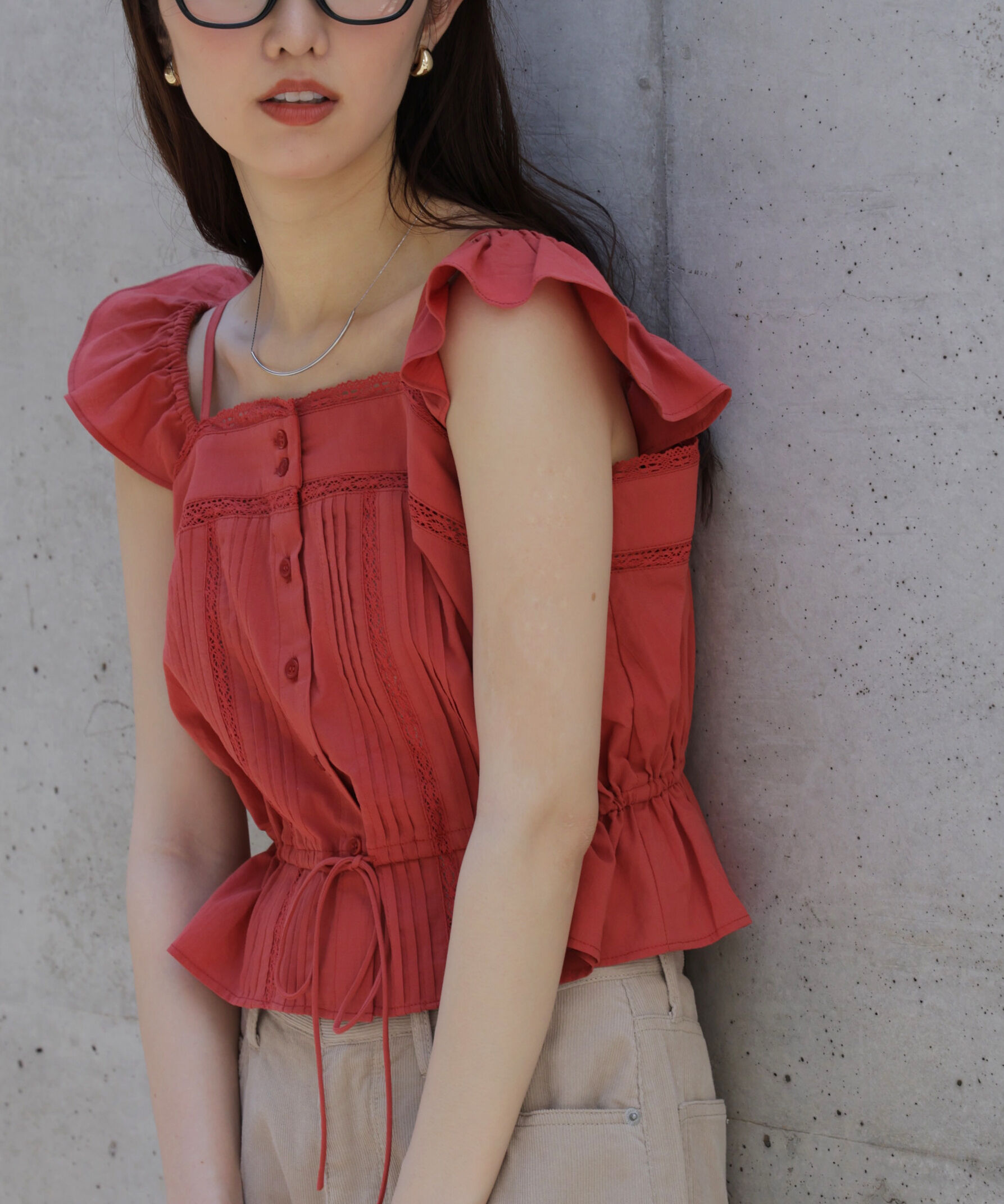  「2wayオフショルキャミブラウス」|シャツ・ブラウス|