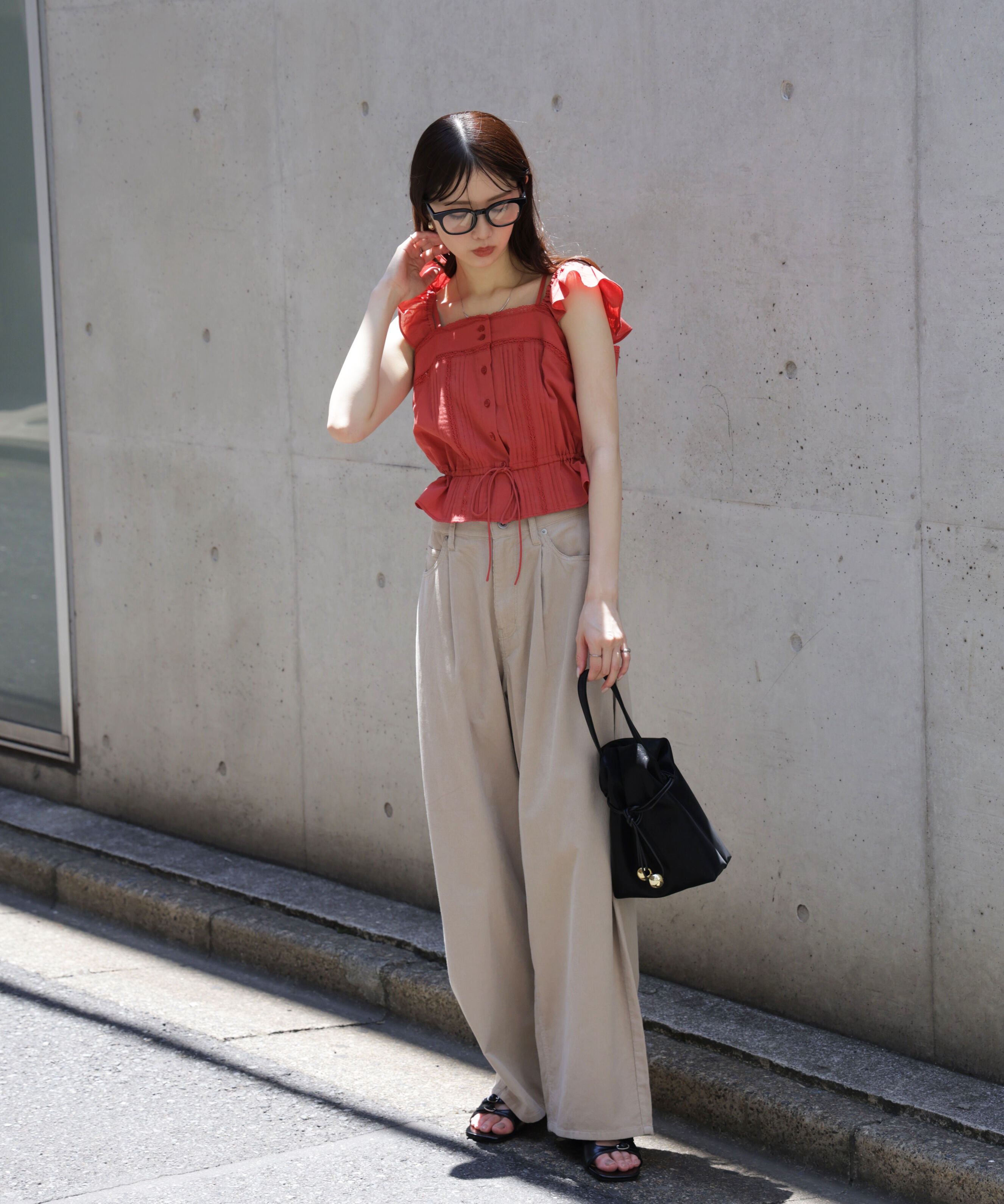  「2wayオフショルキャミブラウス」|シャツ・ブラウス|