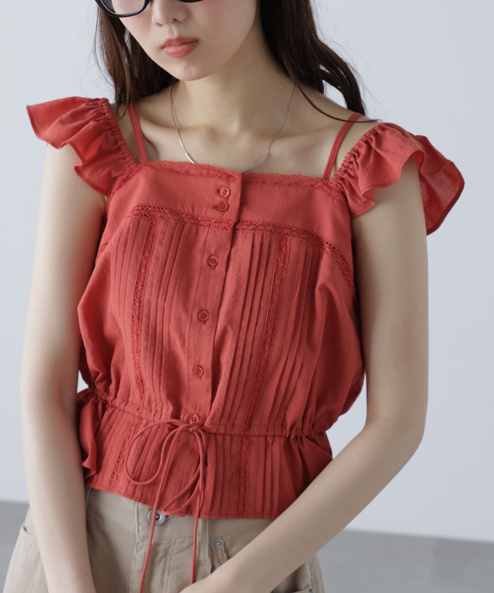  「2wayオフショルキャミブラウス」|シャツ・ブラウス|