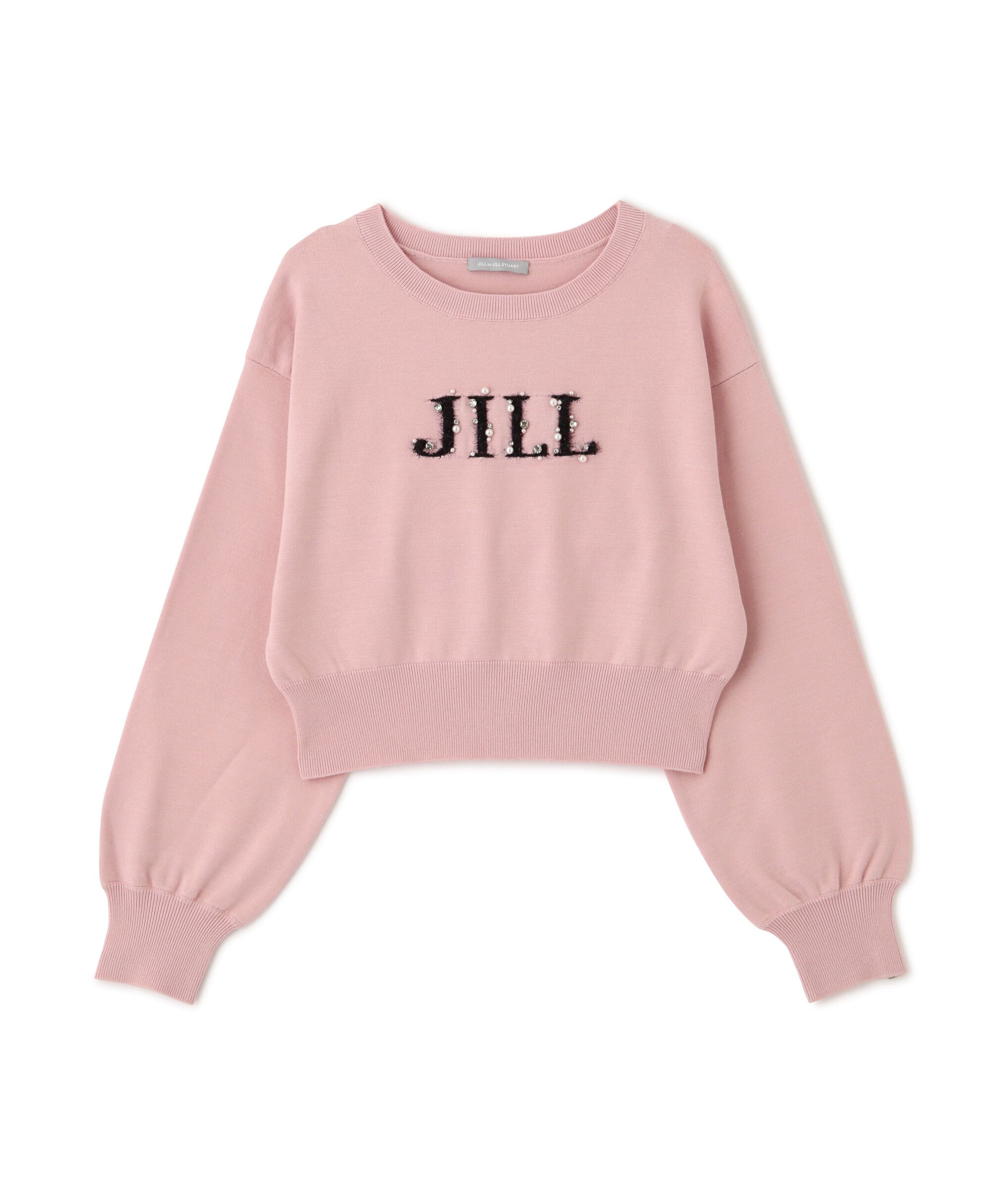  「ファンシーヤーンビジューロゴニット」|ニット・セーター|